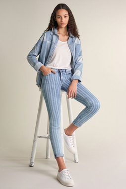 Salsa Stretch-Jeans SALSA JEANS WONDER PUSH UP blue washed out stripes 125081.8502