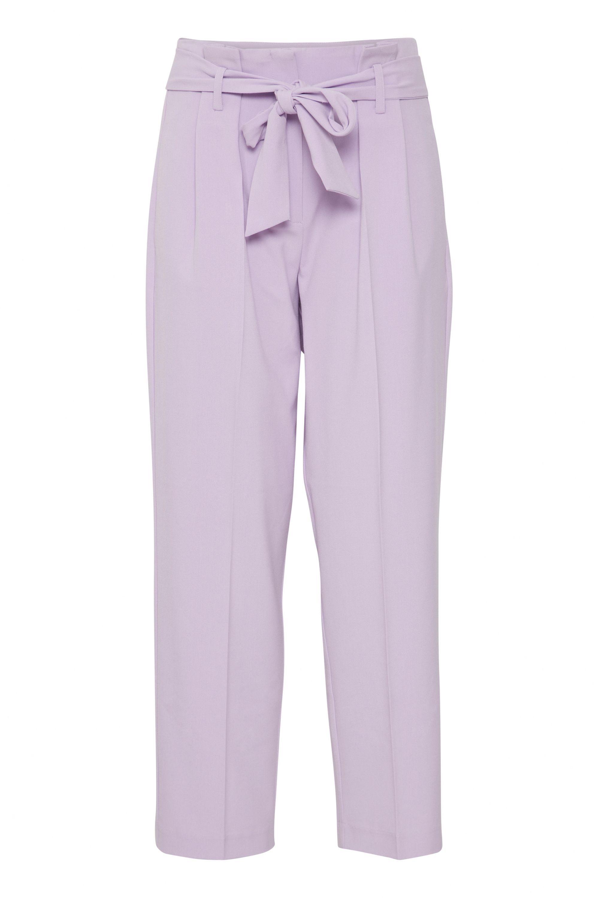 Purple PANTS (153716) - BELT BYDANTA Stoffhose b.young Rose 20812656