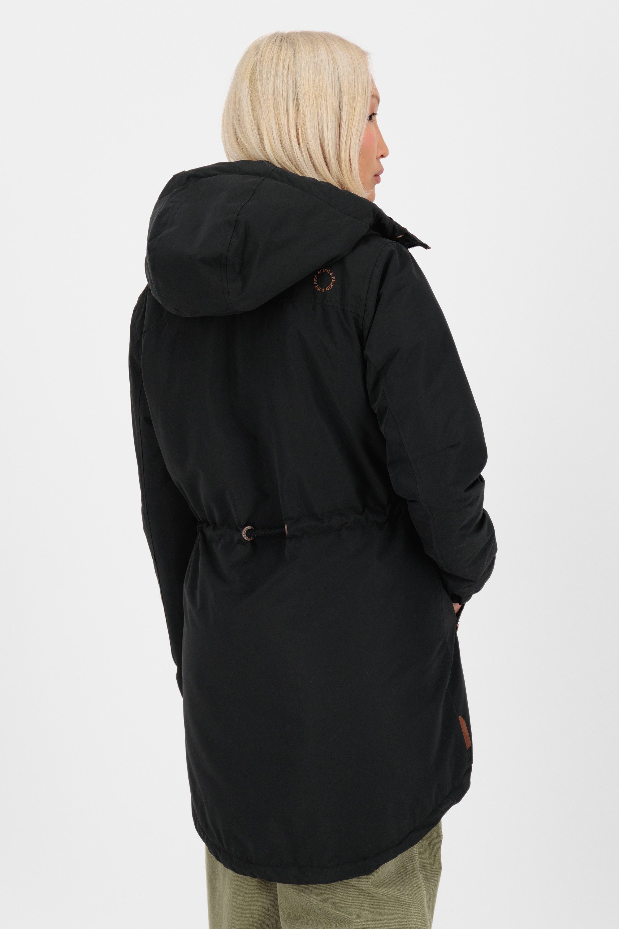 Alife & Kickin Winterjacke CHARLOTTE III COAT mit hochschließendem Kragen und Kapuze
