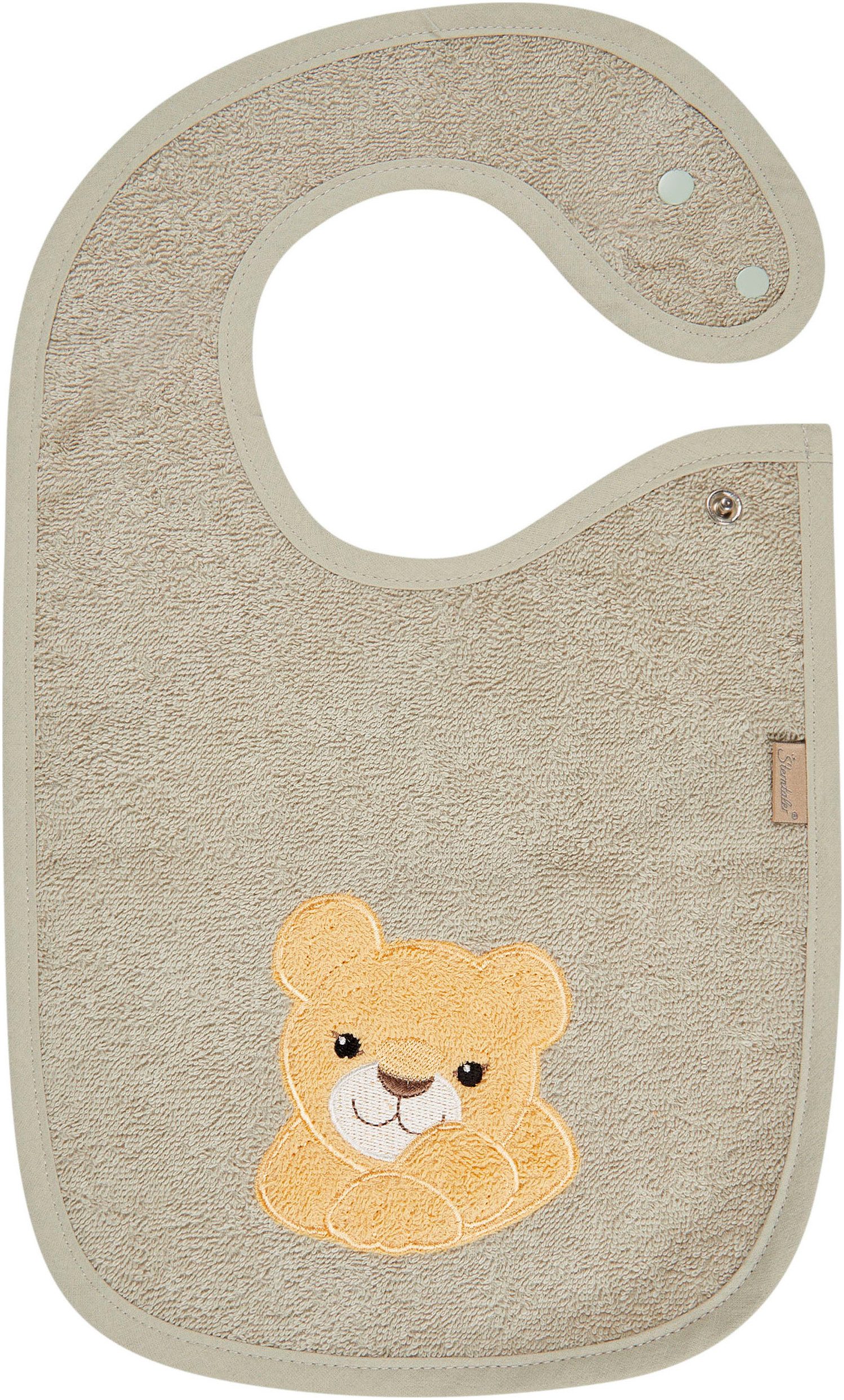 Sterntaler® Lätzchen Löwe Leo, mit Druckknopf