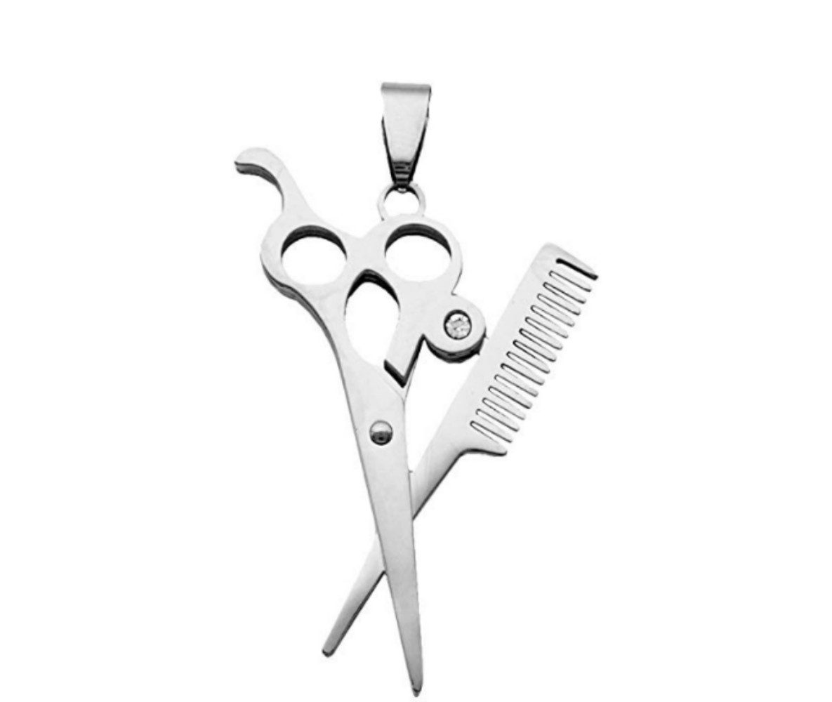 Westernlifestyle Kettenanhänger Schere Friseur Friseuse aus Edelstahl mit S günstig online kaufen