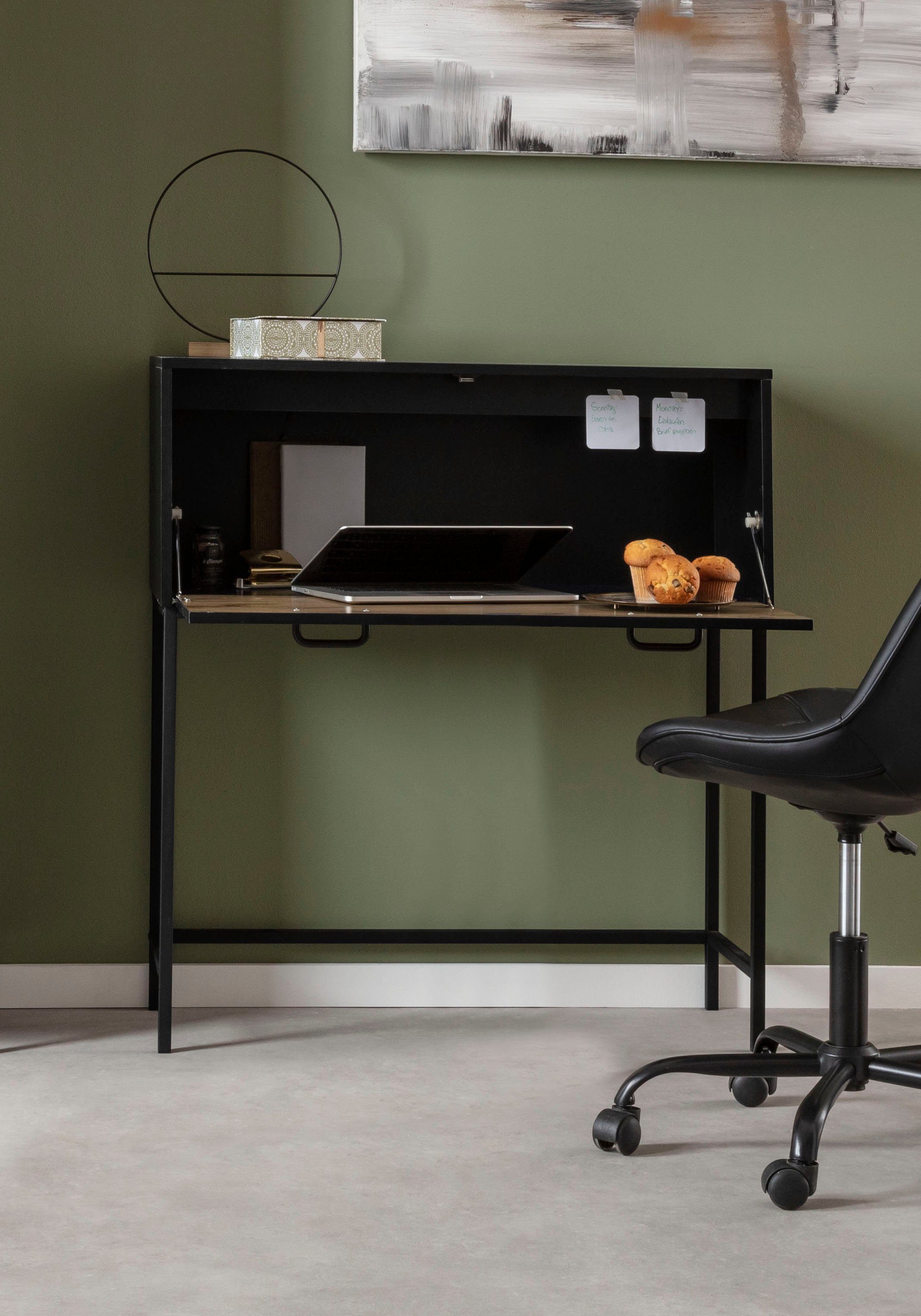 OTTO home Sekretär Rocco, Breite 90 cm,Klappe mit Magnet Verschluß günstig online kaufen