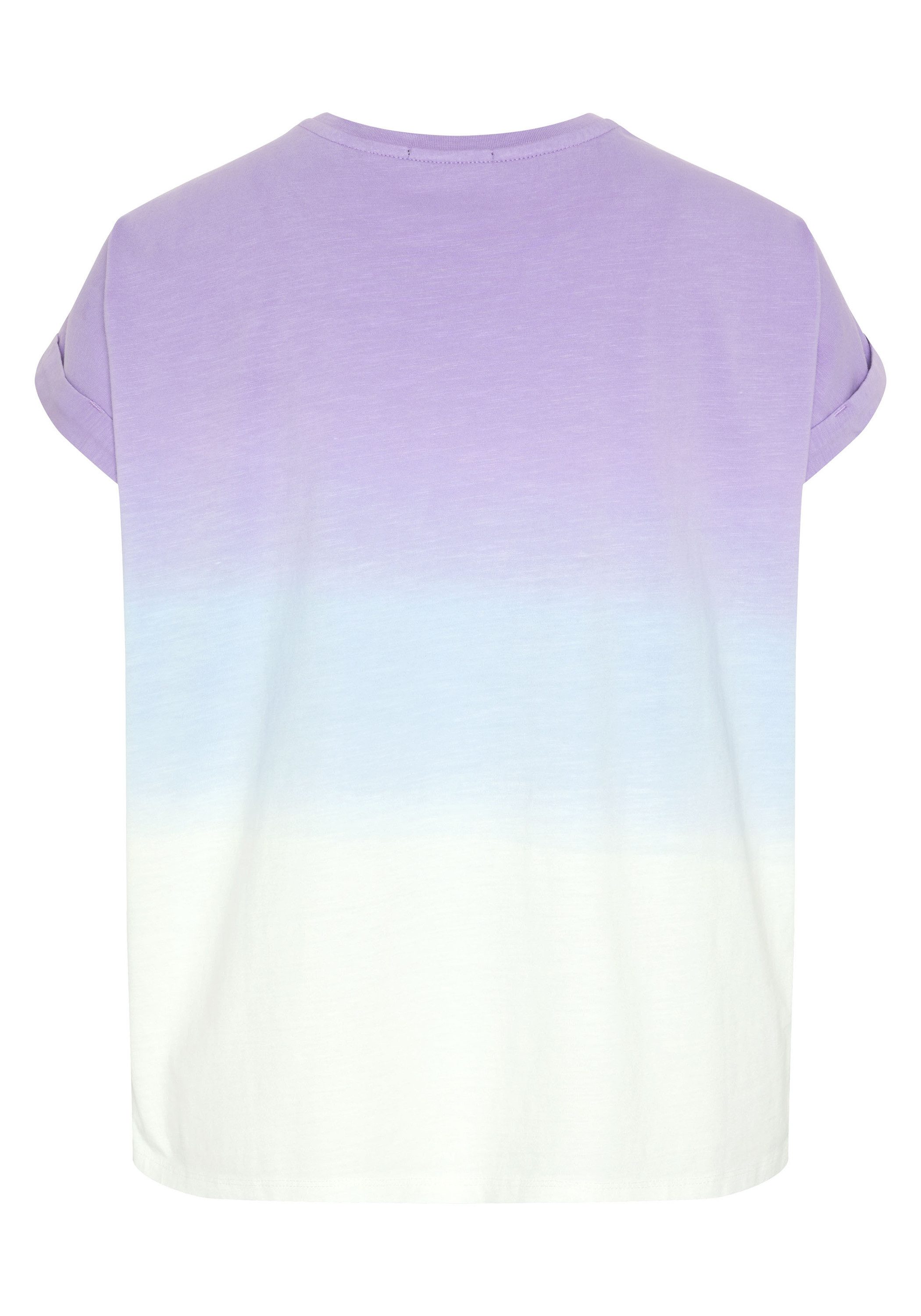 Chiemsee Print-Shirt T-Shirt im Dip-Dye-Look mit günstig online kaufen