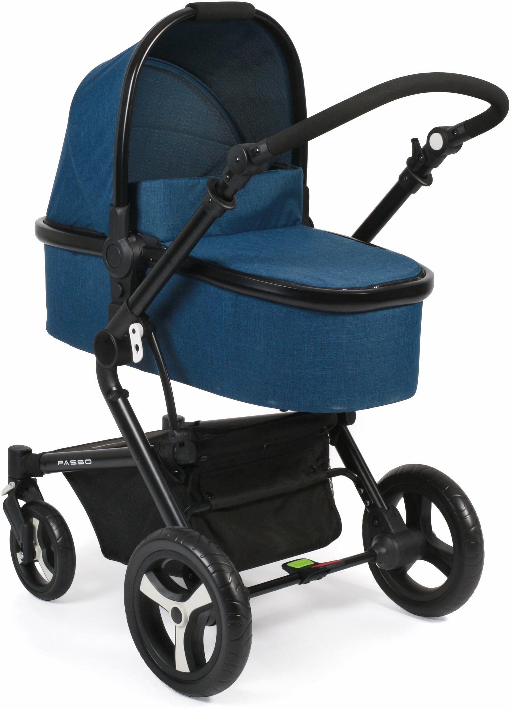 Kombi-Kinderwagen navy, CHIC4BABY Kinderwagen Passo, ;