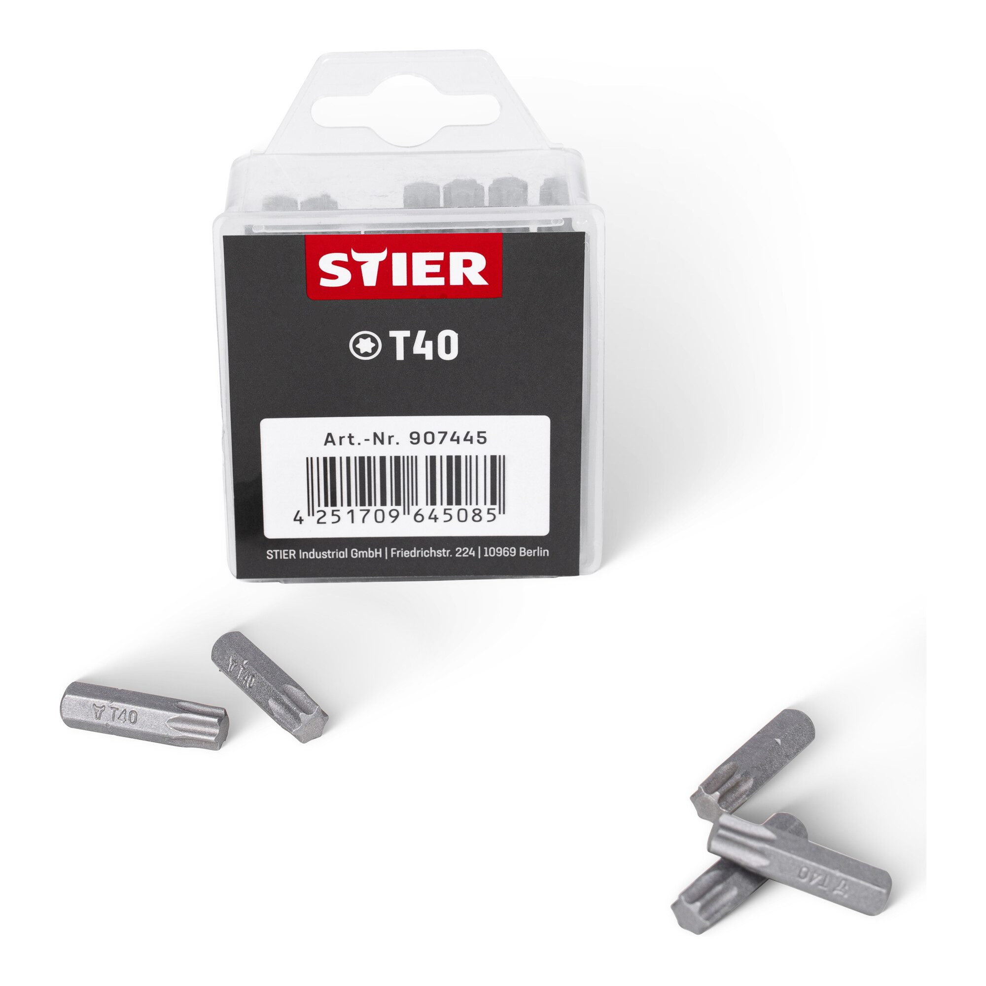 Stier Bit-Set STIER TORX®-Bit-Großpackung T40
