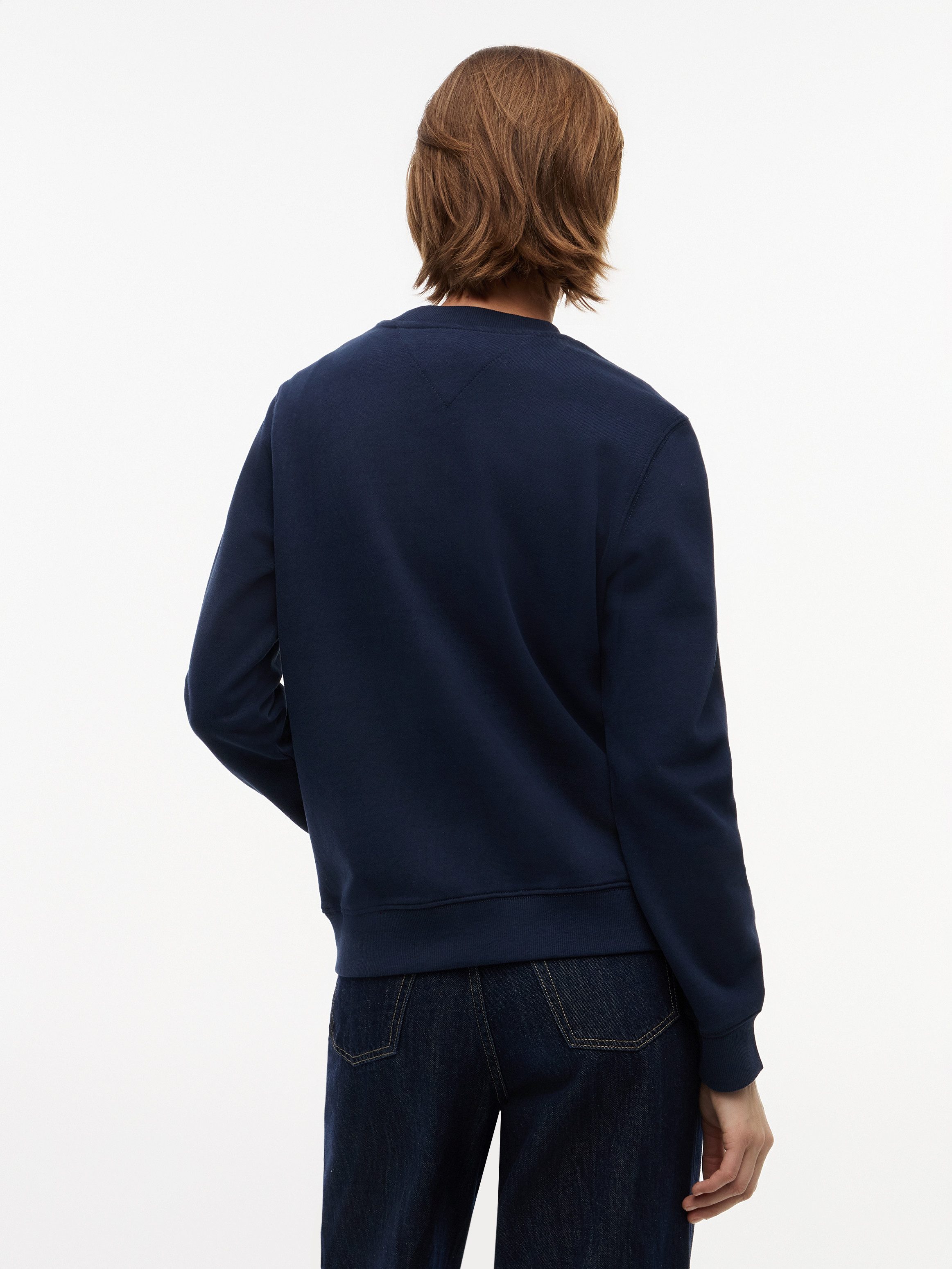 Tommy Jeans Sweatshirt TJW REG ESS LOGO 1 CREW EXT Baumwolle, Logodruck