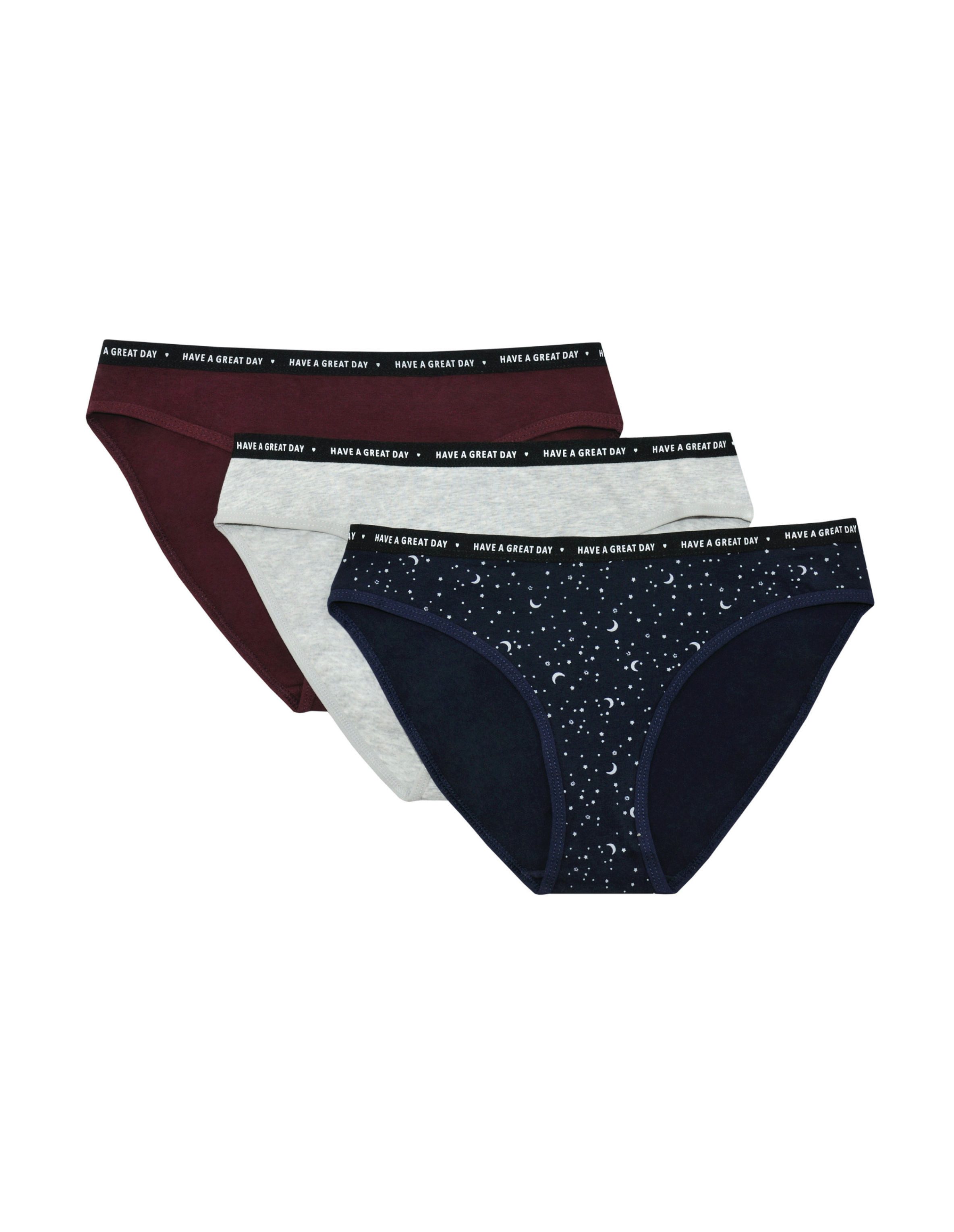 Henderson Slip Slip Mi Mi im 3er Pack, nahtlos, Animal Print, Baumwoll Jersey (3er-Pack)