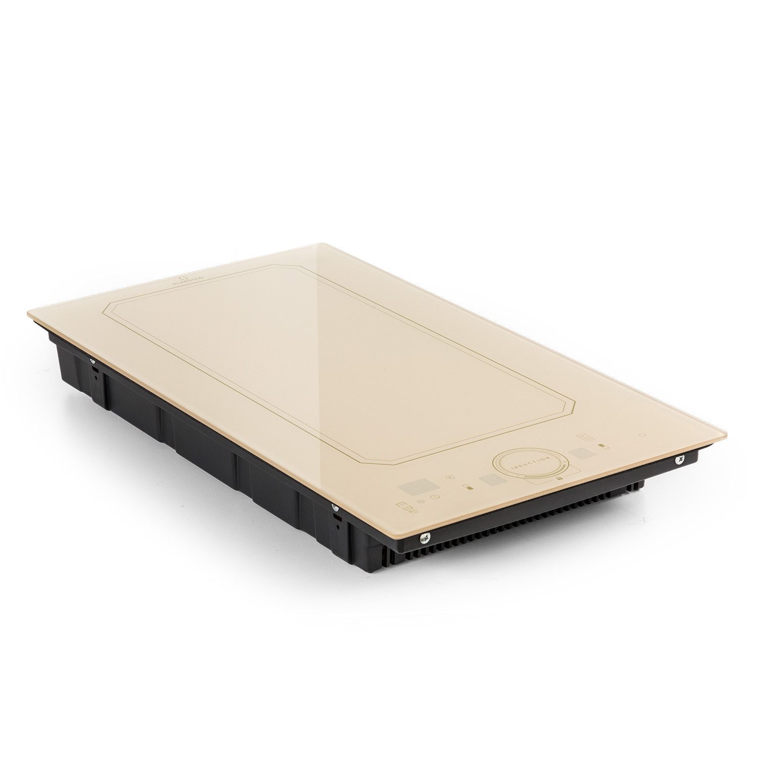 Klarstein Induktions-Kochfeld CP4-Victoria-DoIv CP4-Victoria-DoIv, Einbau Induktionskochfeld 2 Zonen Glaskeramik Kochfeld Induktion