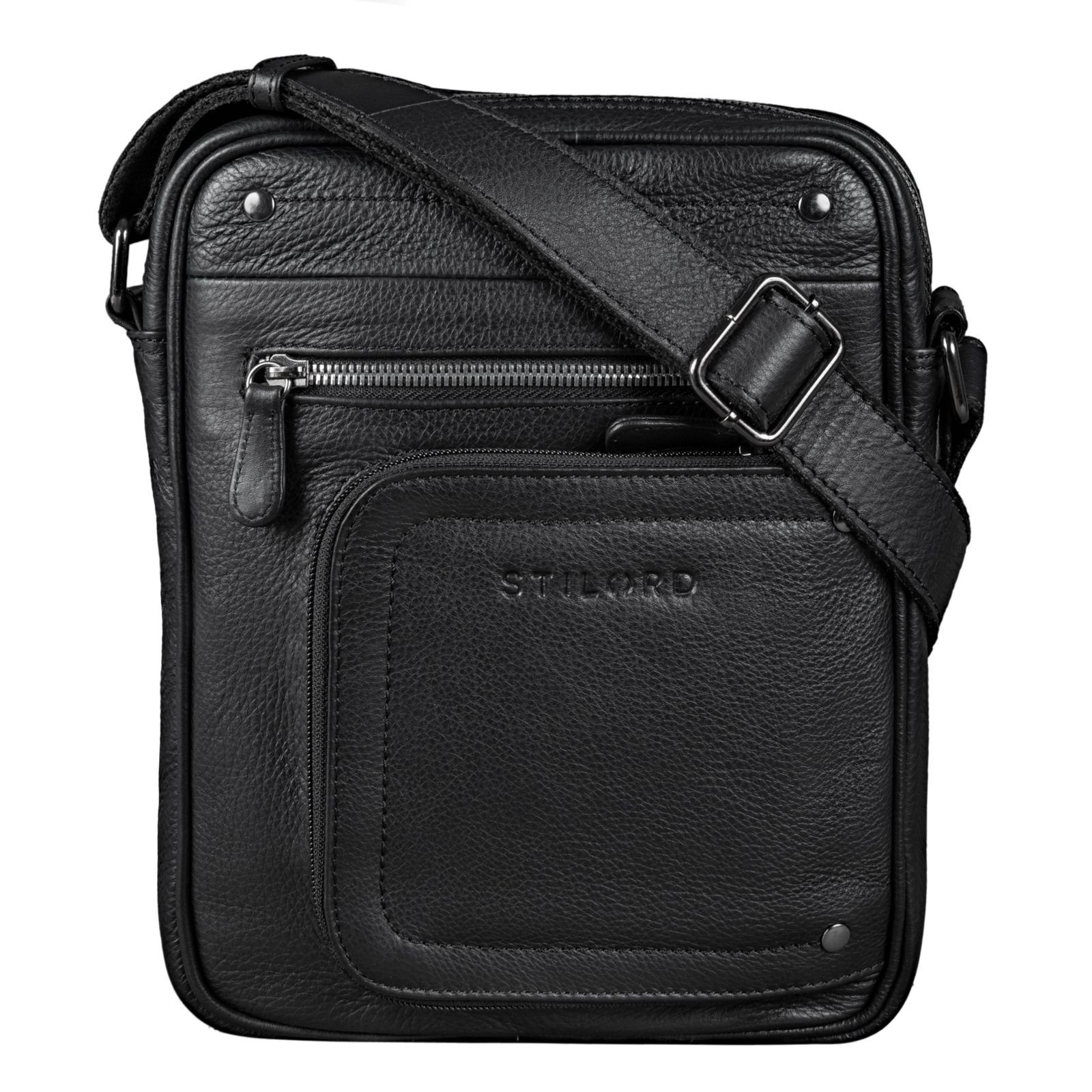 STILORD Schultertasche "Randall" Vintage Ledertasche Umhängetasche