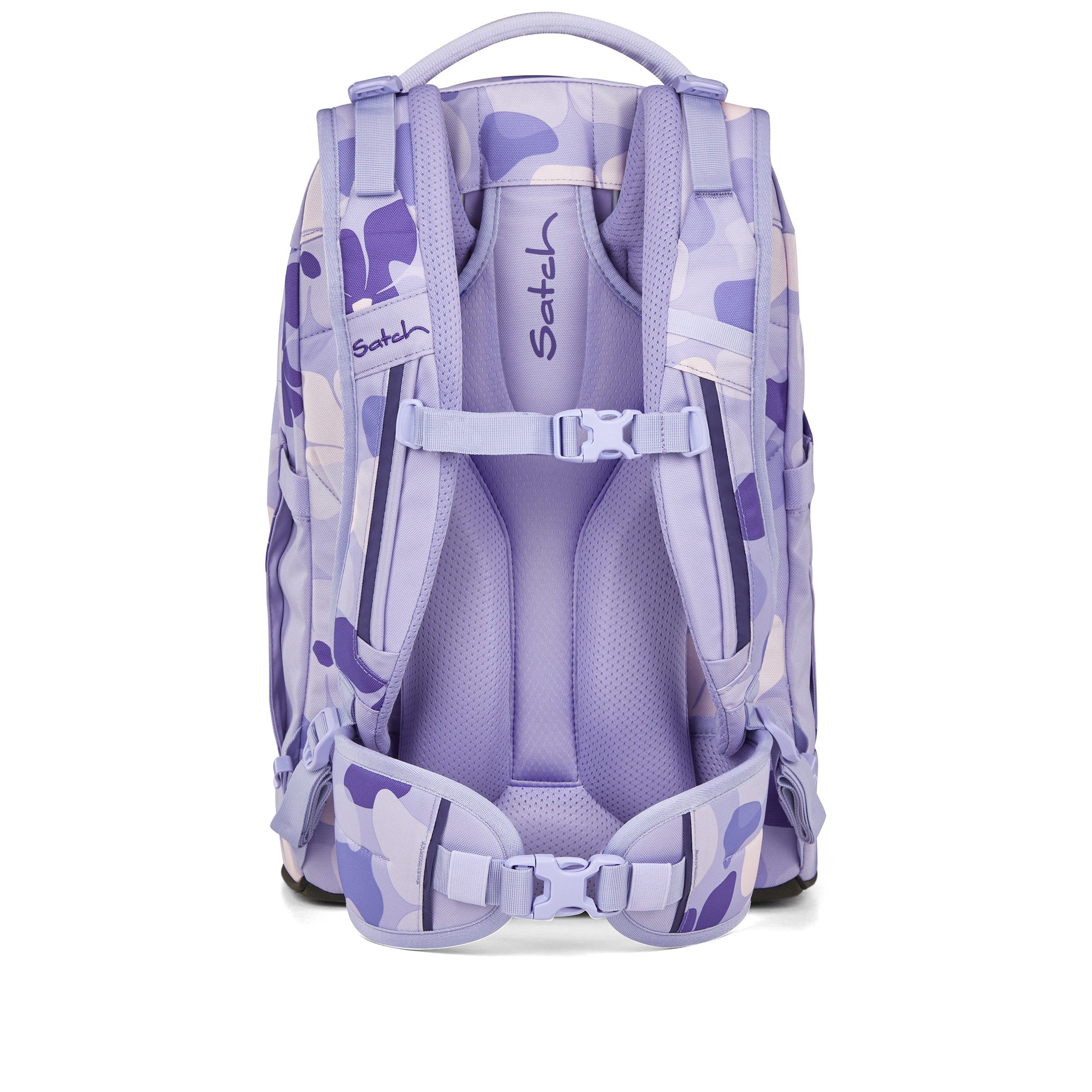 Satch Schulranzen Schulrucksack PACK Lilac Blossom (1 Stück), ergonomisch, Your-Size-System: auf Körpergröße anpassbar – Bild 5 von 5