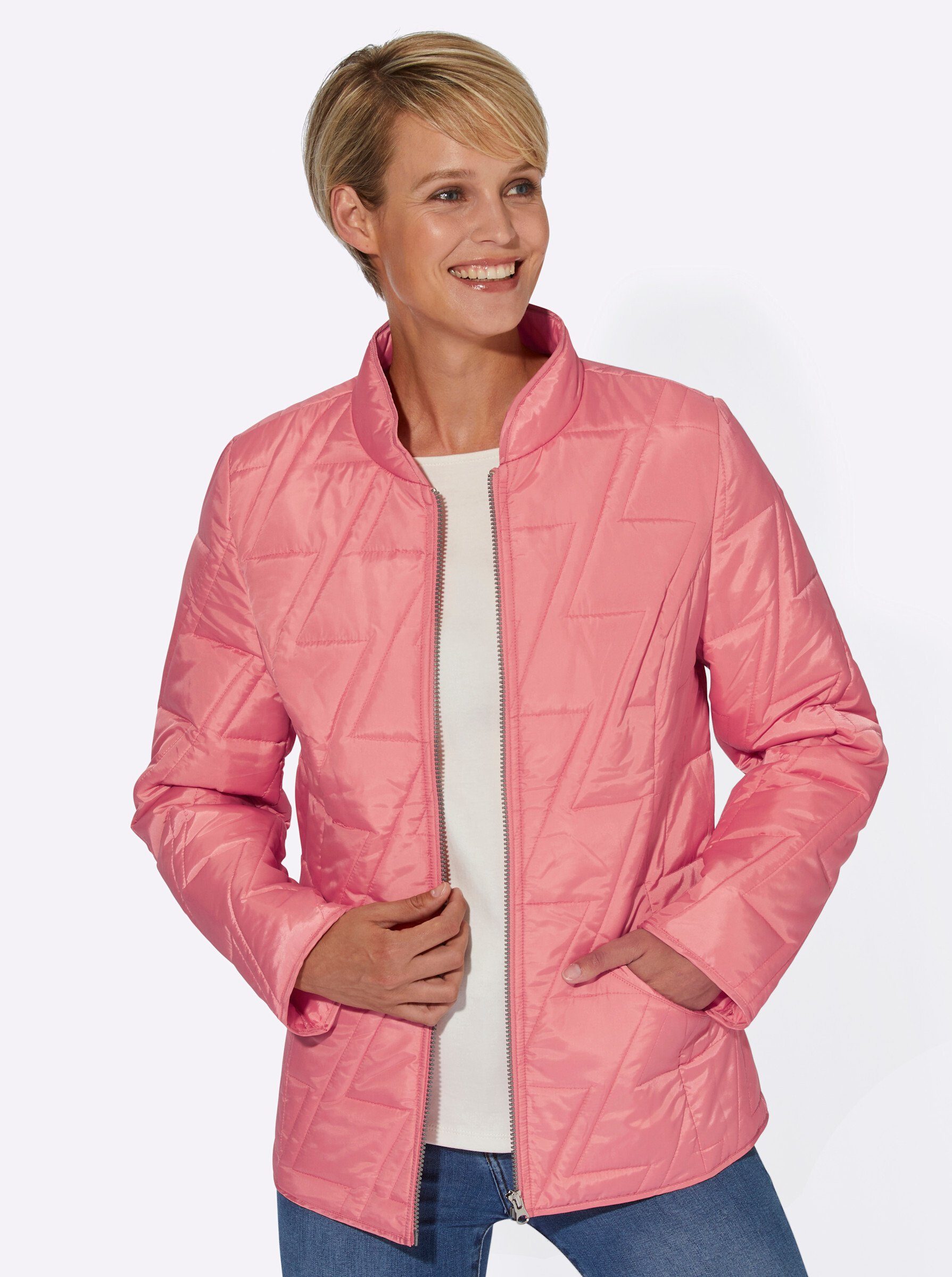 an! Sieh Allwetterjacke flamingo