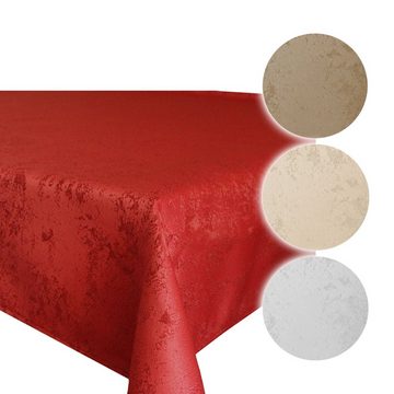 Haus und Deko Tischdecke Tischdecke Marmoriert 135 x 180 cm Tischdecken Tischtuch Wasserabweise (1-tlg)