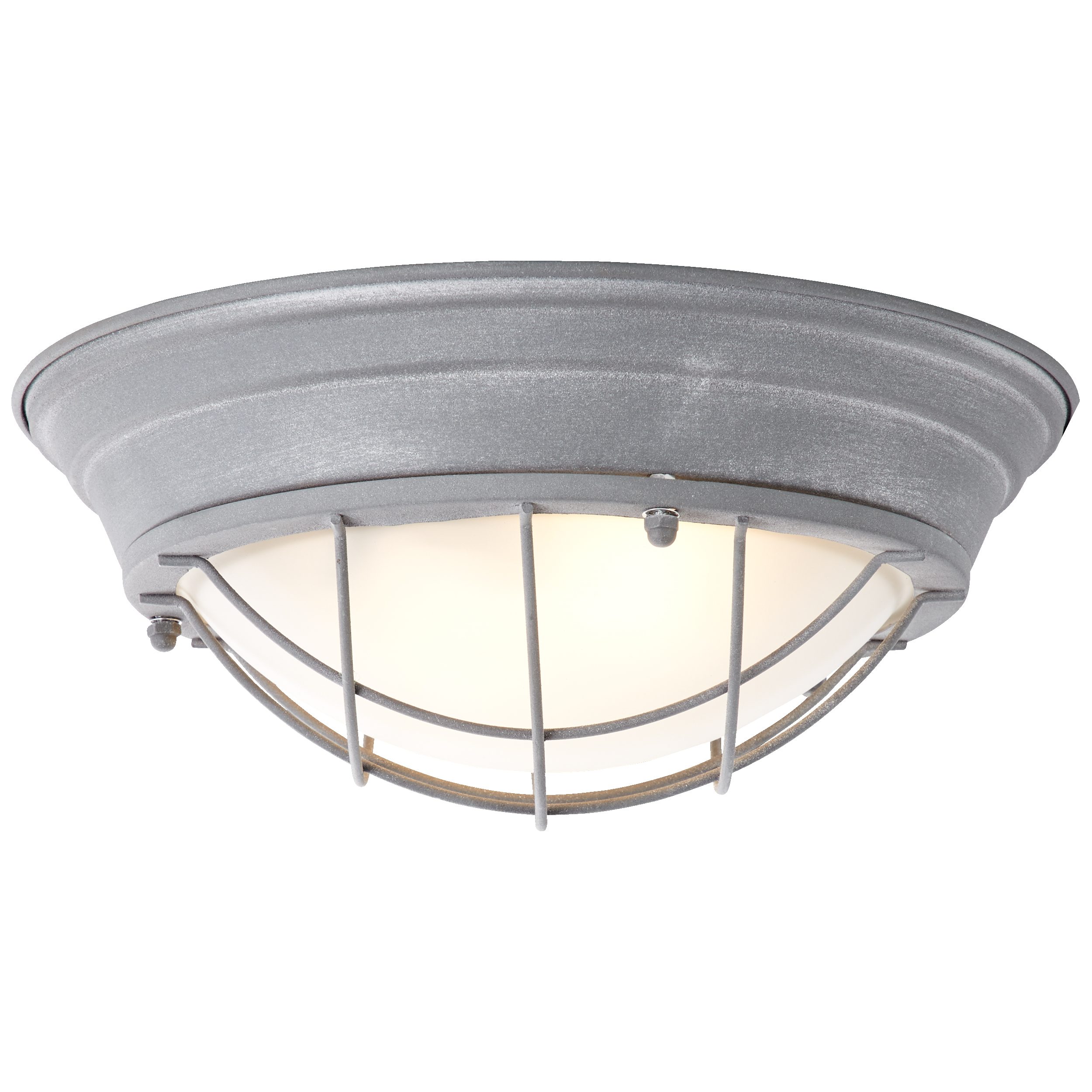 Lightbox Deckenleuchte, ohne Leuchtmittel, Industrial Deckenlampe - Wand- und Deckenleuchte im Vintage Look 34cm