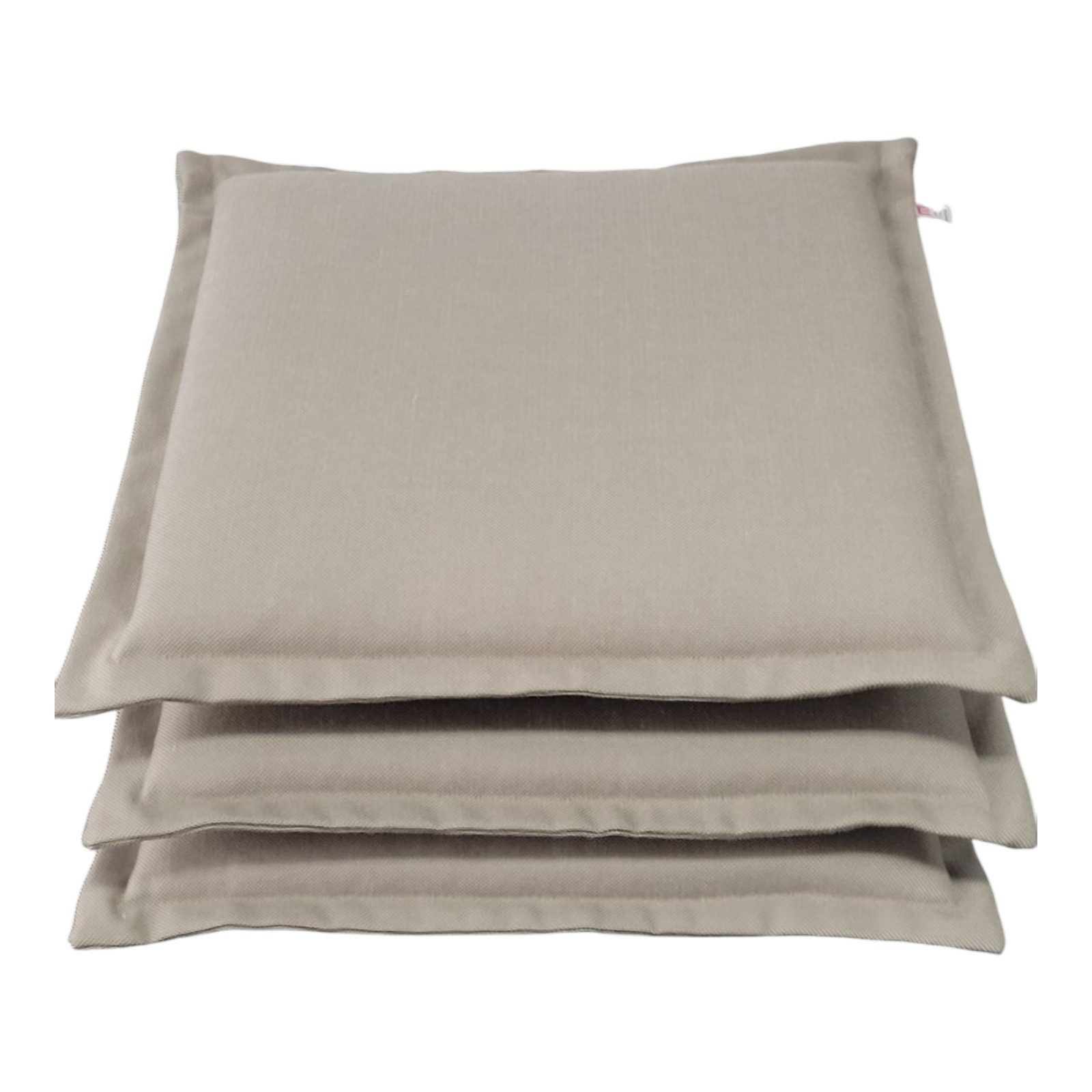 Rübeling Sitzkissen 3er Set Trento Taupe, 46x46cm