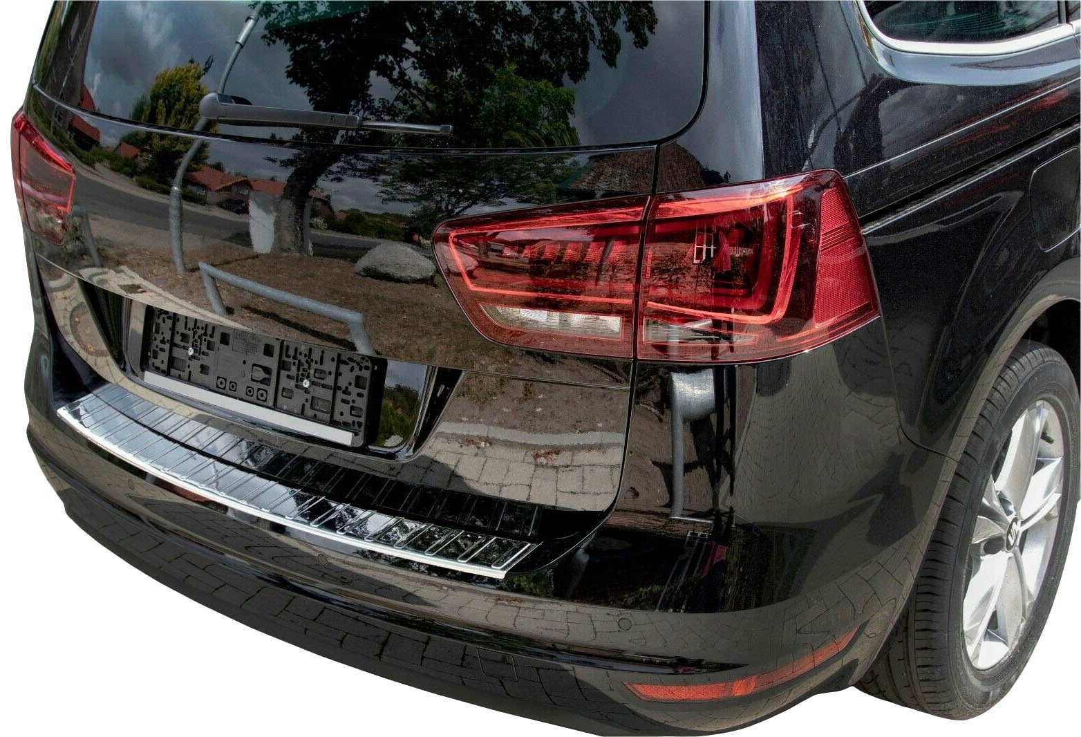 RECAMBO Ladekantenschutz, Zubehör für VW SHARAN II, SEAT ALHAMBRA II, ab  2010, Edelstahl chrom poliert