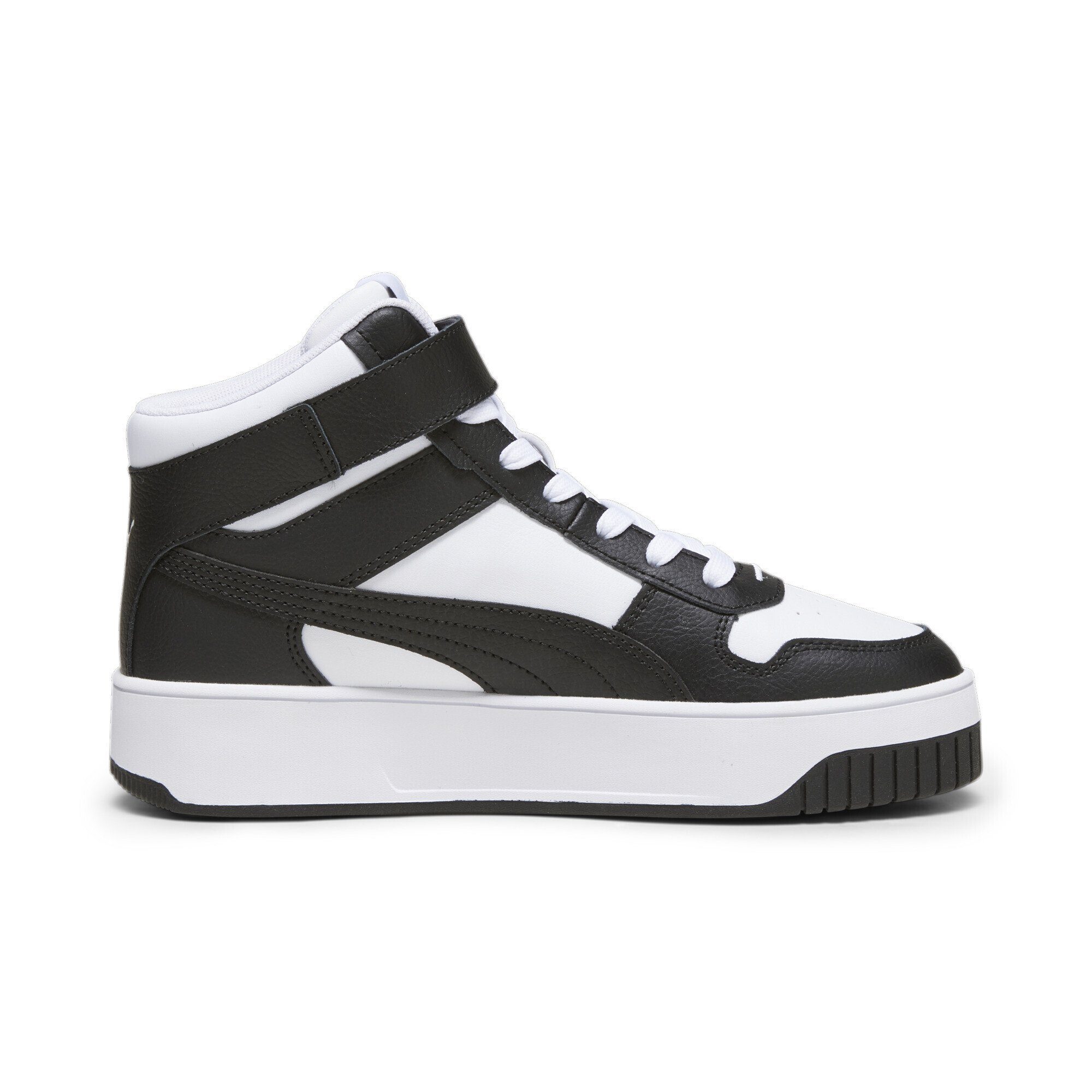 Street Sneakers PUMA Sneaker Black Damen Carina Mid White