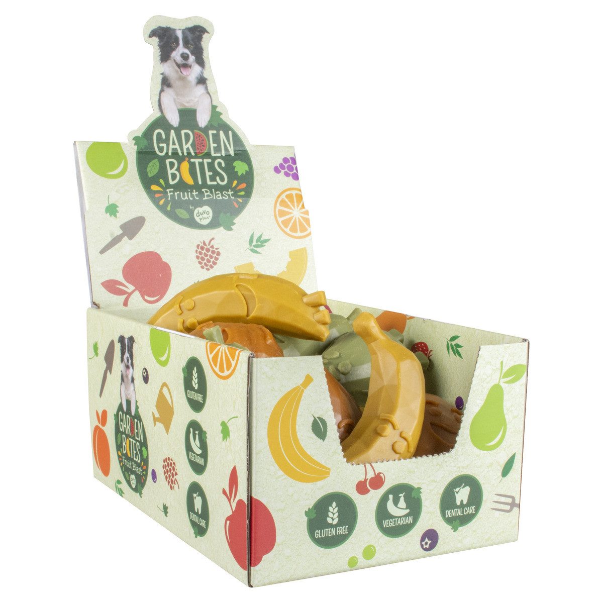 DUVO+ Garden Bites Fruity Friends / Sparpaket, Snack für: Hund