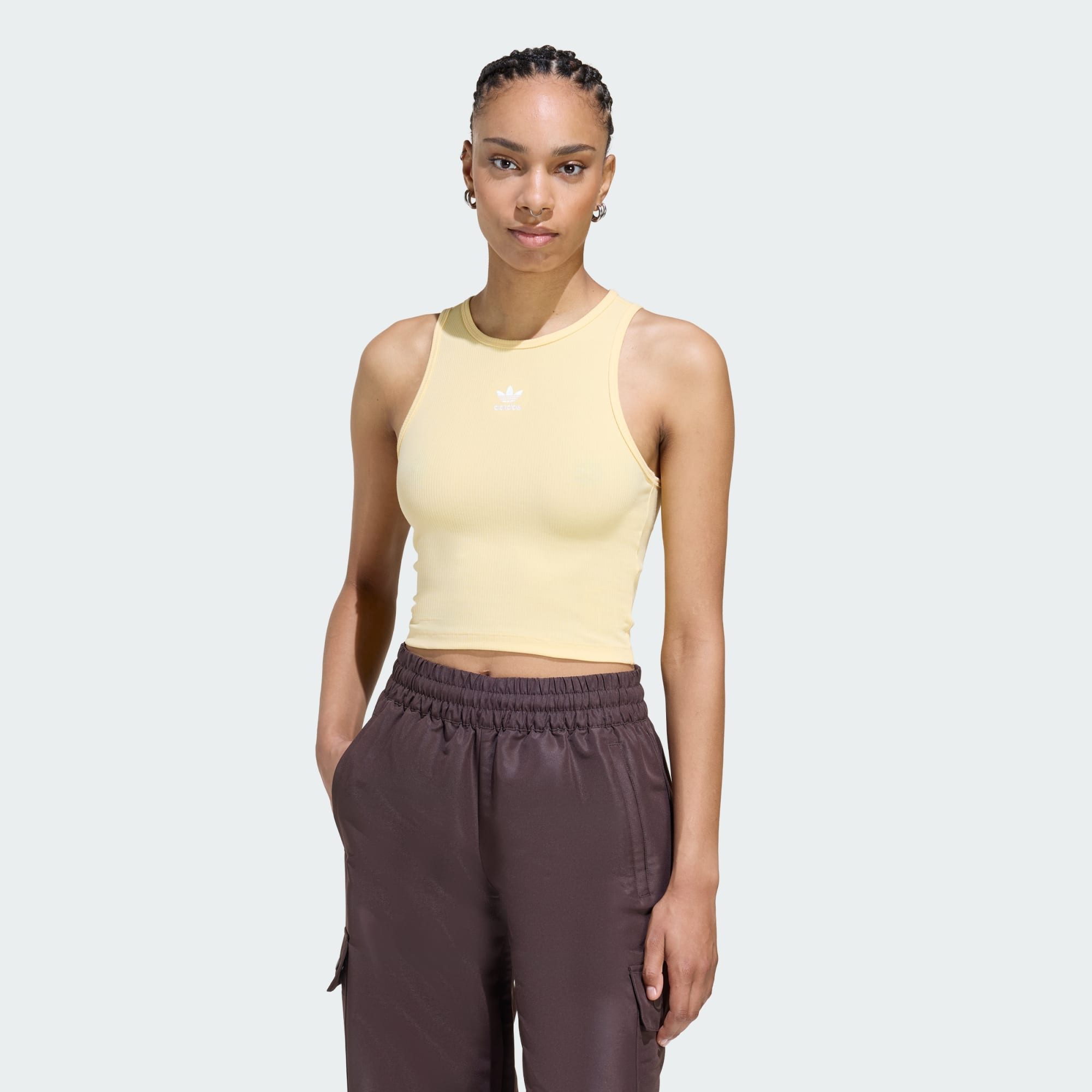 adidas Originals Tanktop ESSENTIALS RIBBED TANKTOP (1-tlg)