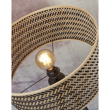 GOOD&MOJO Stehlampe Stehlampe Java 3-Fuß 50x22 Natur/Schwarz