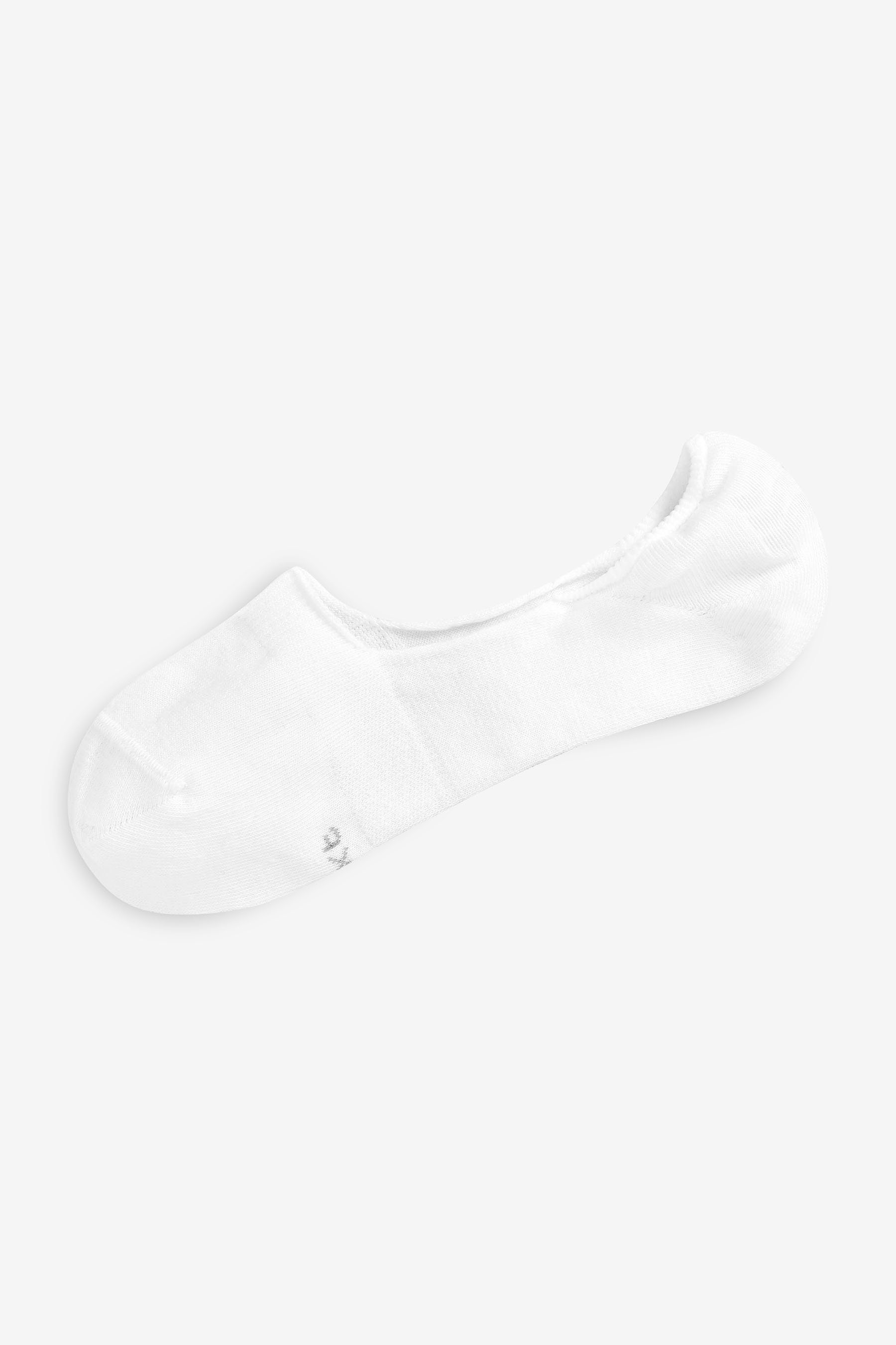 Next 5 (5-Paar) x Füßlinge unsichtbare White Sneaker-Socken