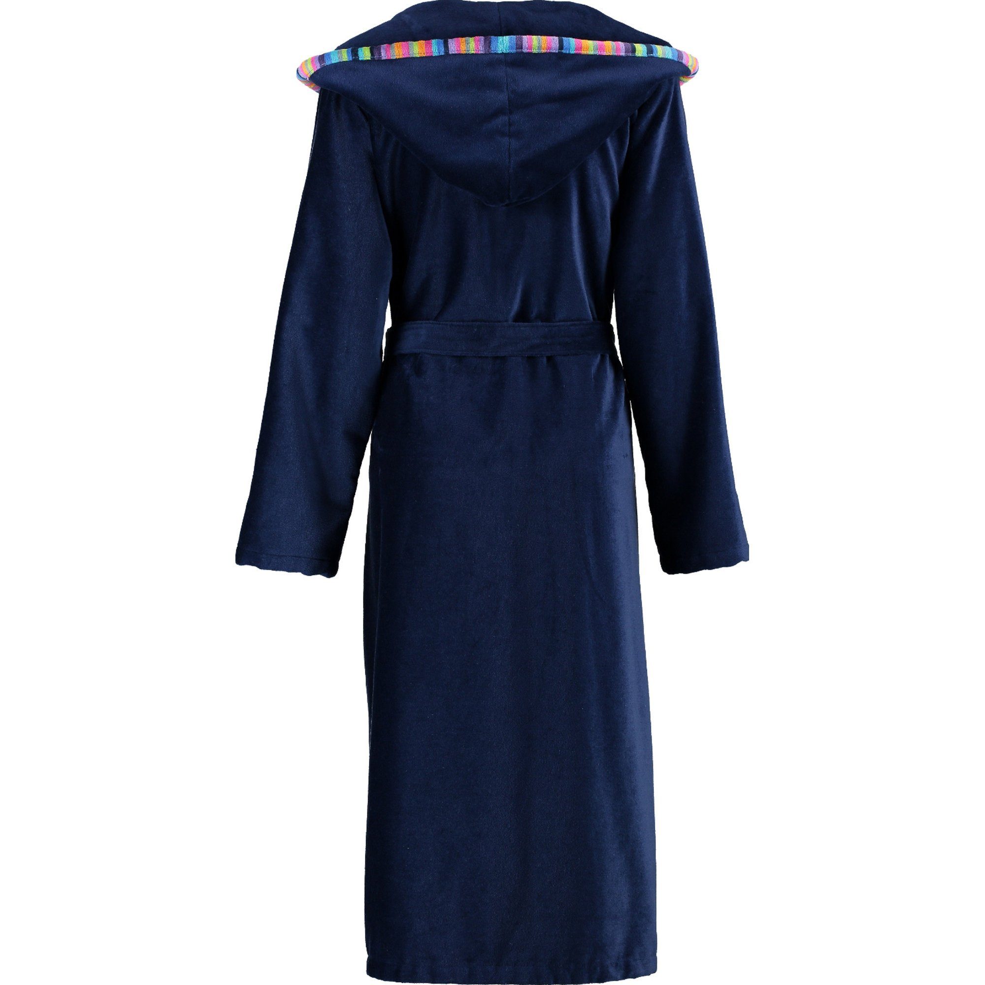 Cawö Bademantel Bademantel mit Kapuze, Langform, Velours-Frottier, mit Kapu günstig online kaufen