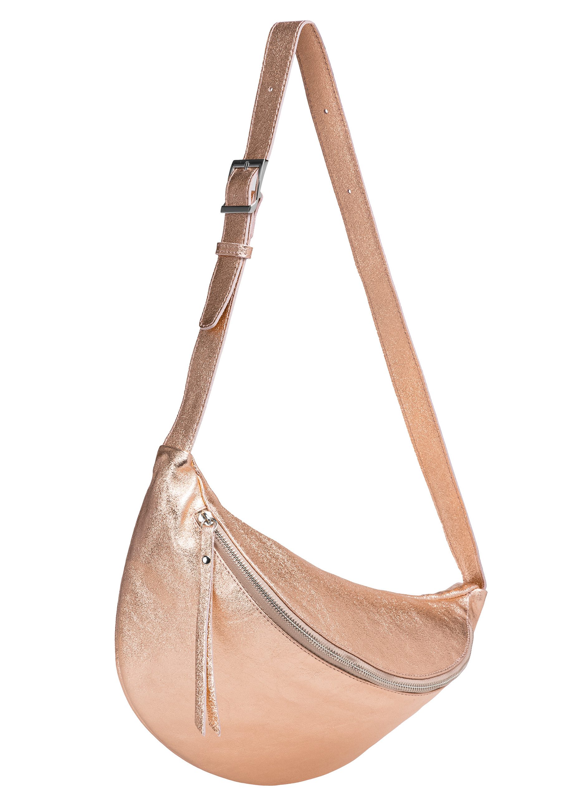 Caspar Gürteltasche Caspar TL800 stylische große XXL Leder Crossbody Bag
