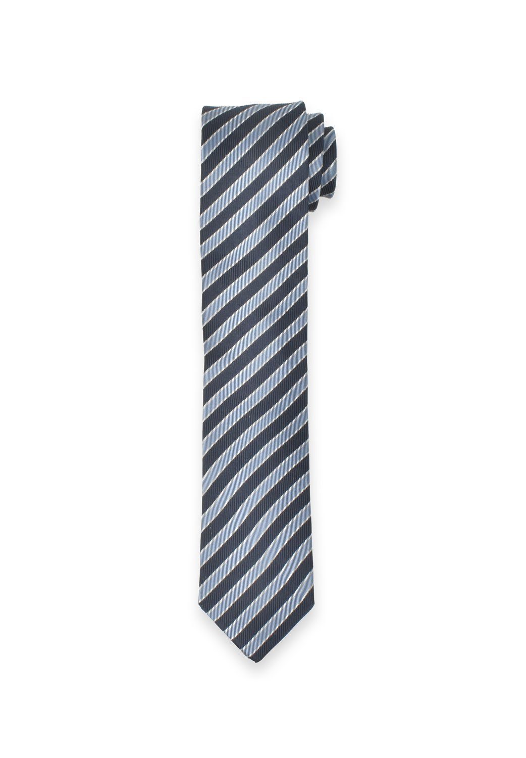 MARVELIS Krawatte Krawatte - Gestreift - Hellblau/Dunkelblau - 6,5 cm