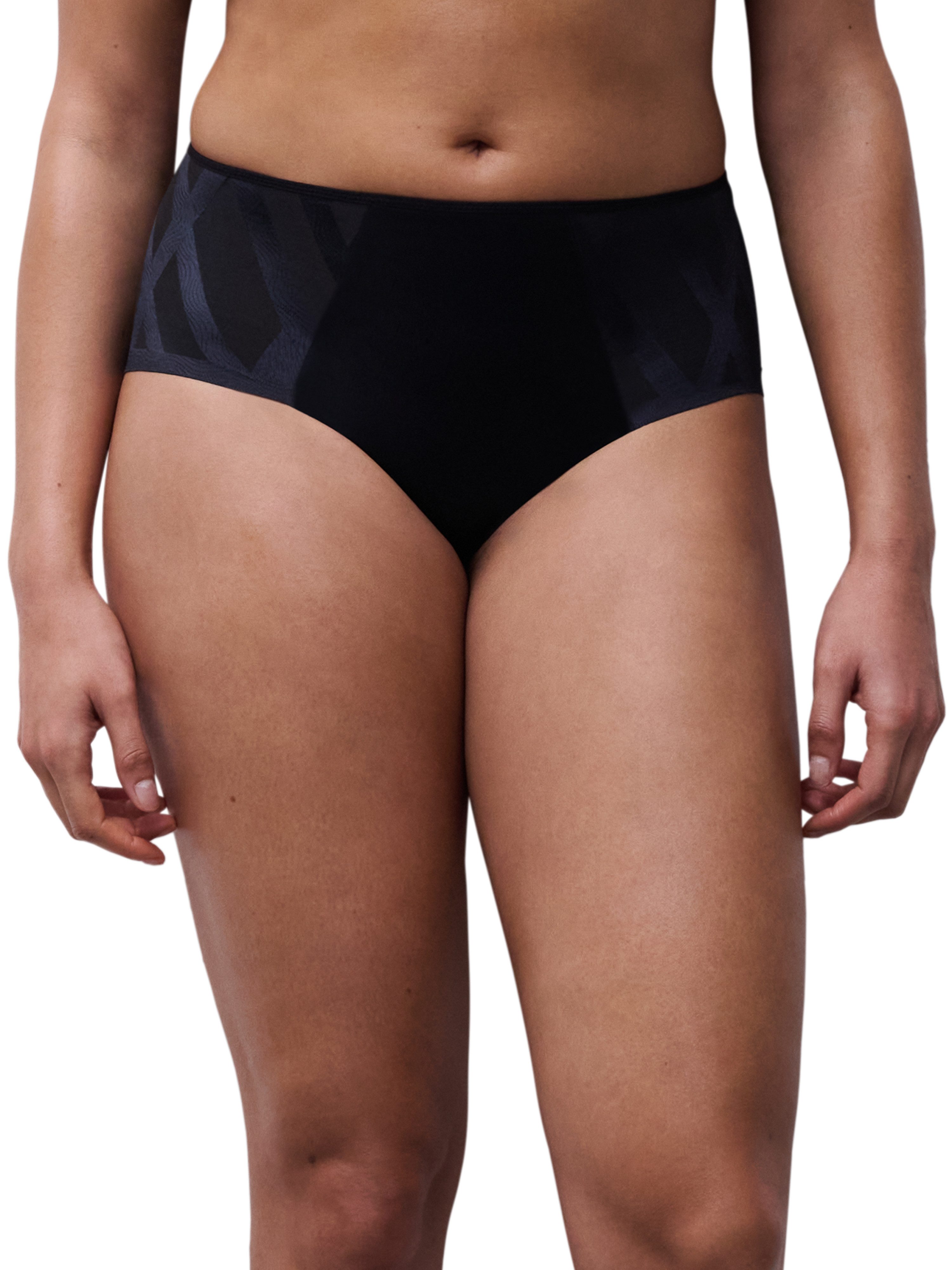 Chantelle Slip GLAZE grafisches Gewebe mit matten und schimmernden Kontrasten