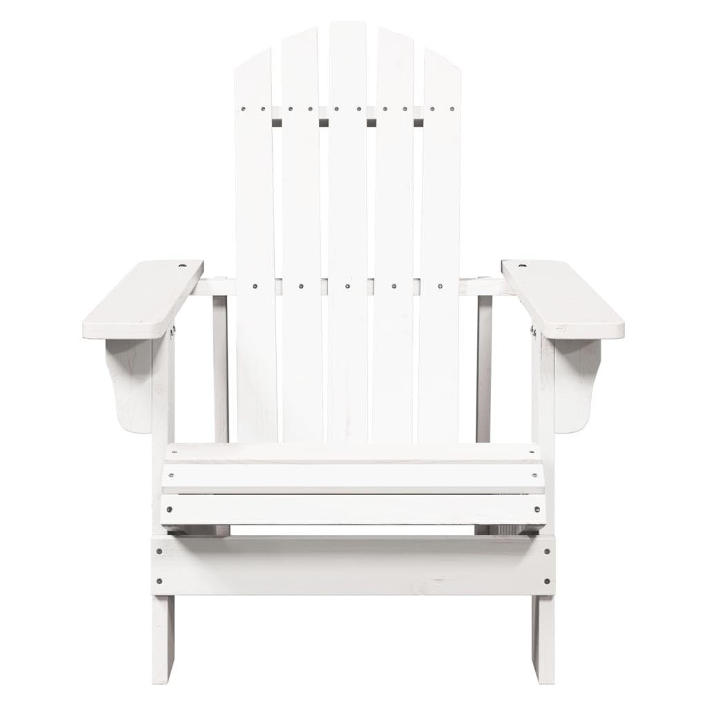 vidaXL Gartenstuhl Adirondack-Stuhl Weiß 69x85x90,5 cm günstig online kaufen