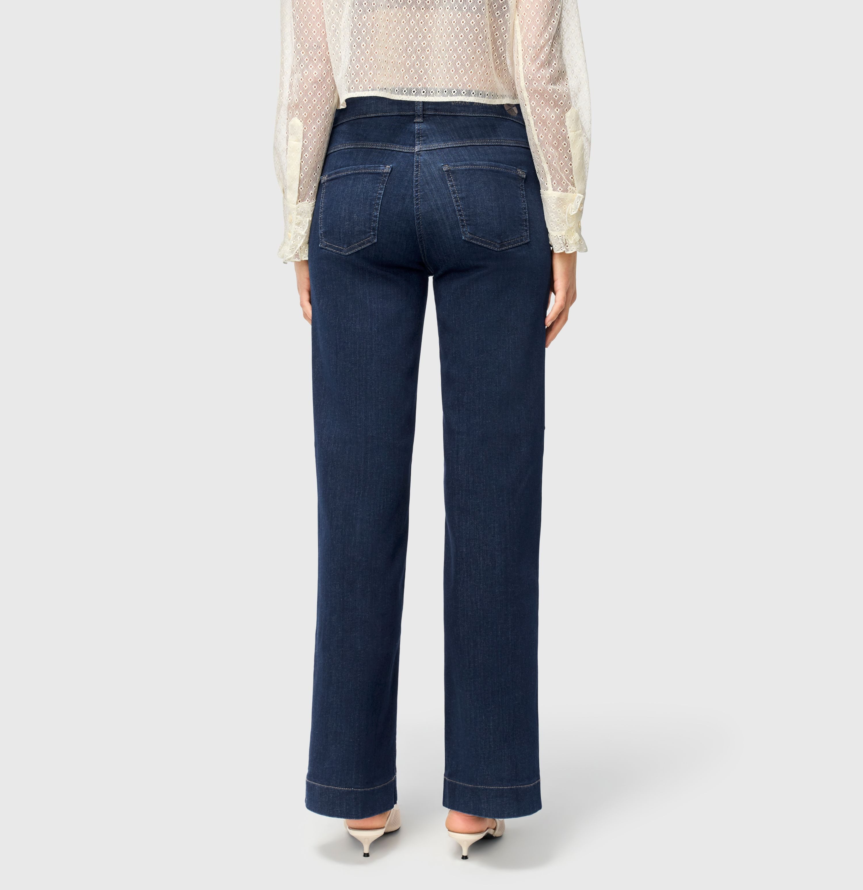 MAC Weite Jeans "Dream Wide authentic", mit formendem Shaping-Effekt günstig online kaufen