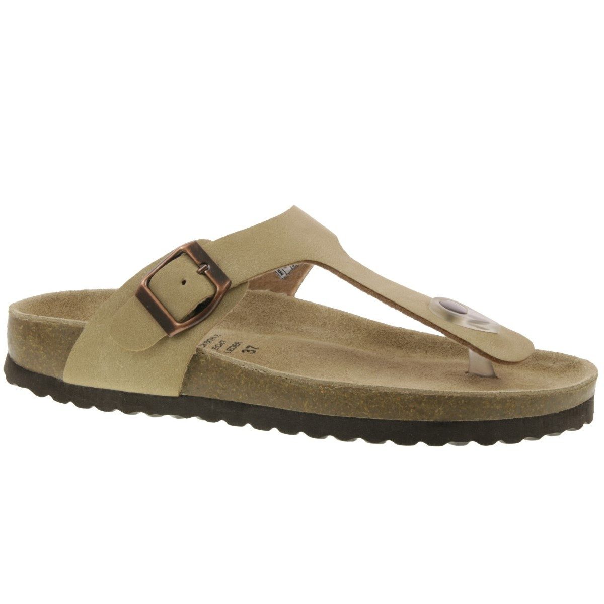Supersoft Damen Pantolette Sandale Zehentrenner Zehentrenner