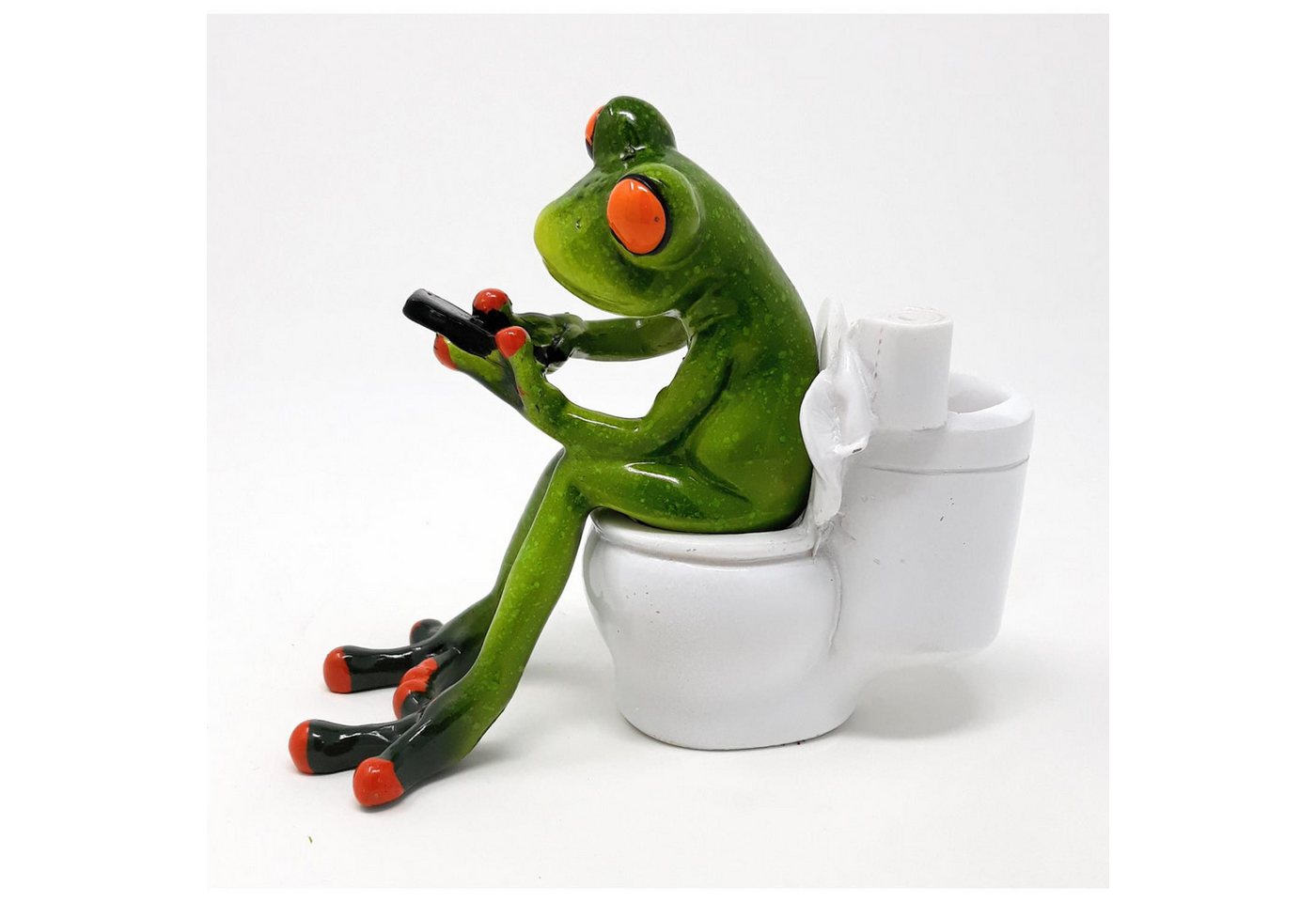formano Dekofigur Froschhausen, Höhe: 11cm, Farbe: Grün, Motiv: Frosch