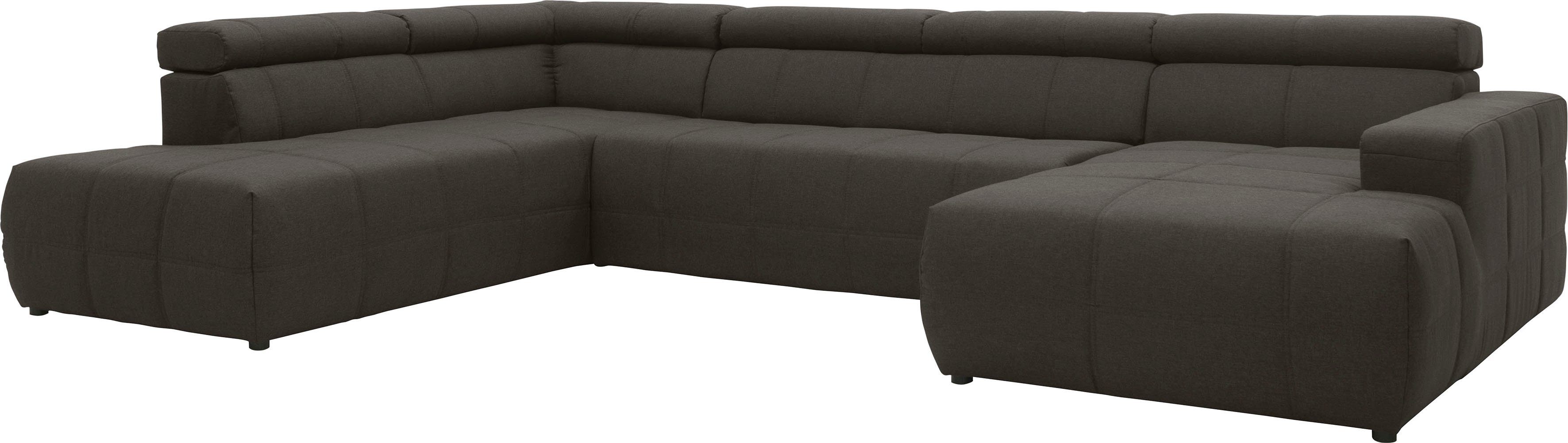 DOMO collection Wohnlandschaft "Brandon, whlw. mit Sitztiefenverstellung, w günstig online kaufen