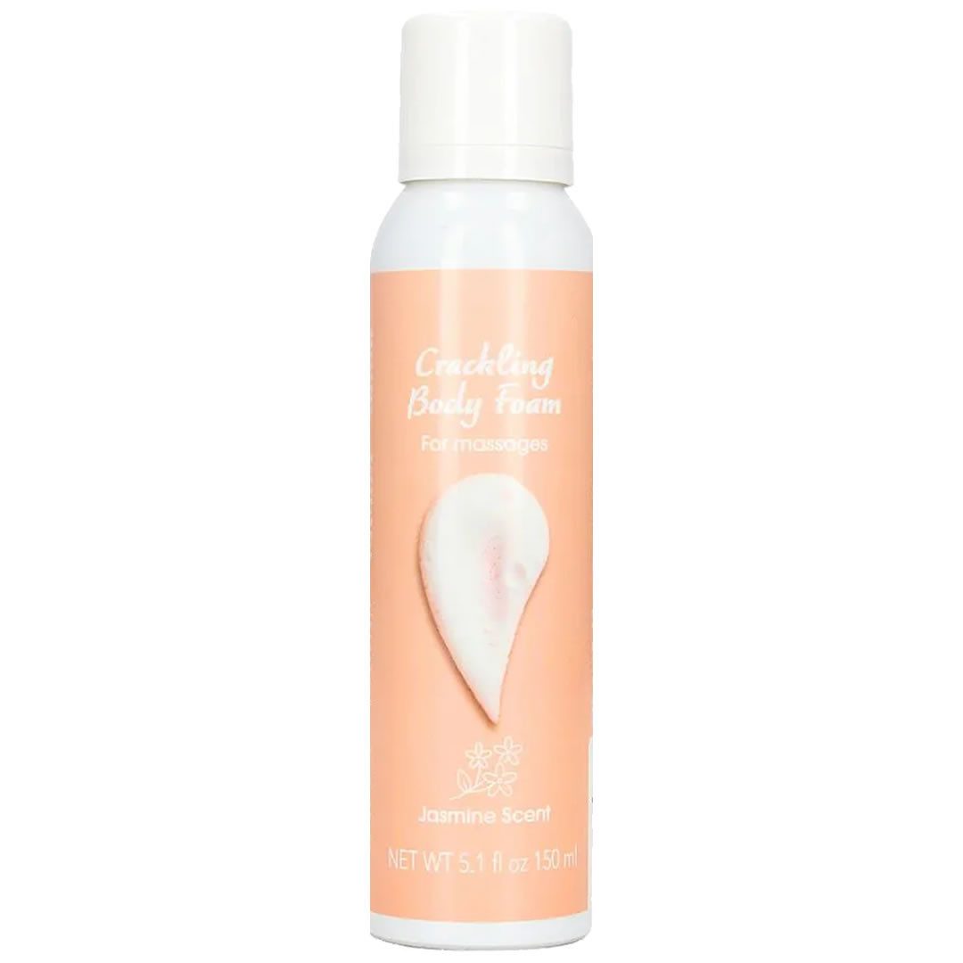 PharmQuests Crackling Body Foam Toy-Reiniger (Flasche, [1-St. Flasche mit 150ml knisternder Massageschaum mit Jasmin-Duft)