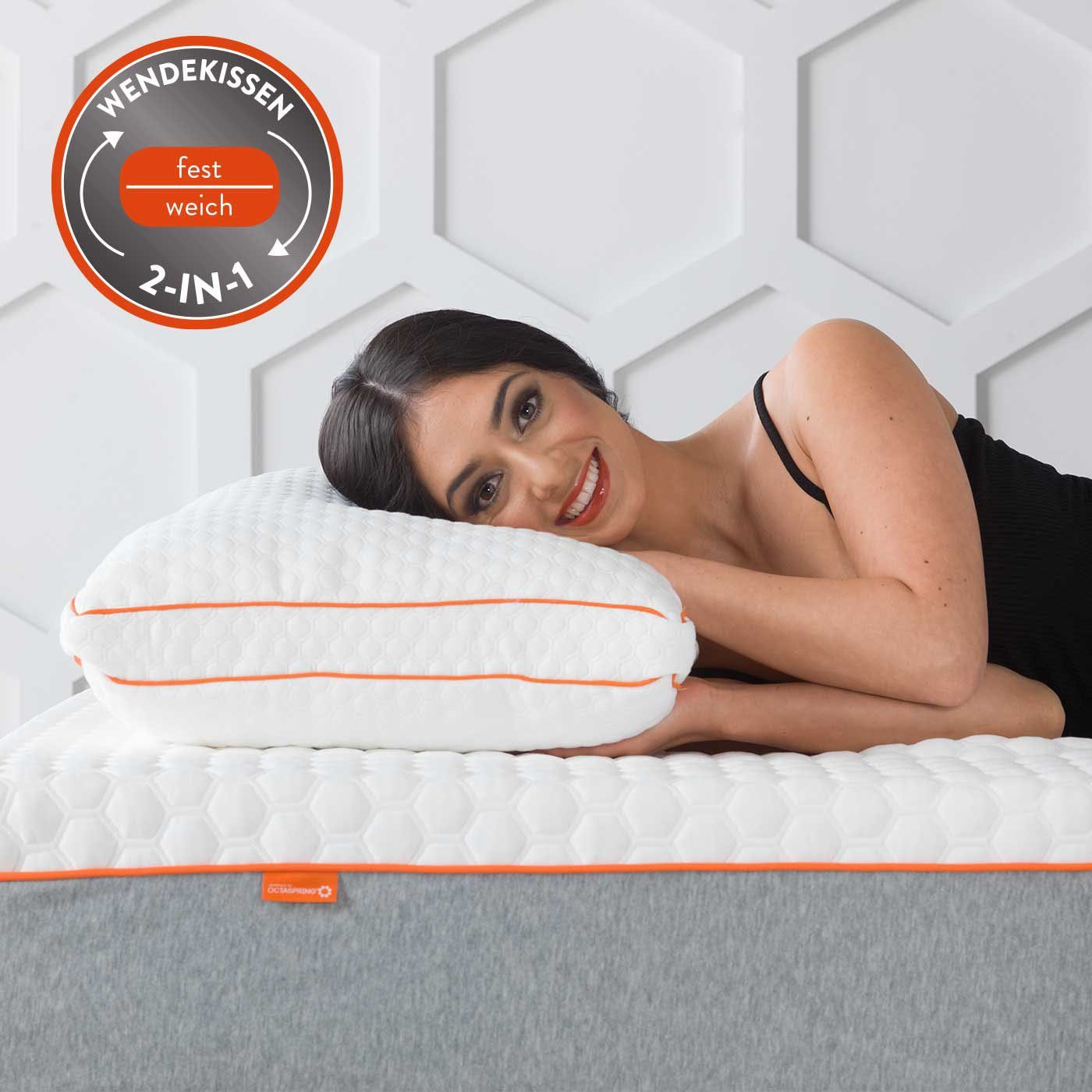 OCTAsleep 3-Kammer-Kopfkissen Mehrkammerkissen, Füllung: 100% Polyester, günstig online kaufen