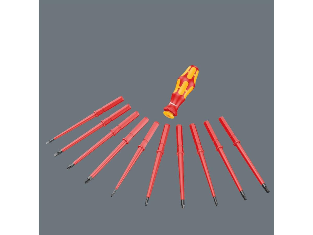 Wera Werkzeugset Kraftform Kompakt W1 Wartung, (35 tlg)