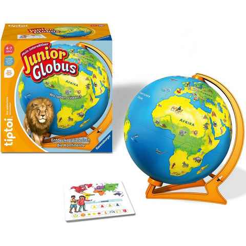 Ravensburger Globus tiptoi® Mein interaktiver Junior Globus, Made in Europe, FSC® - schützt Wald - weltweit