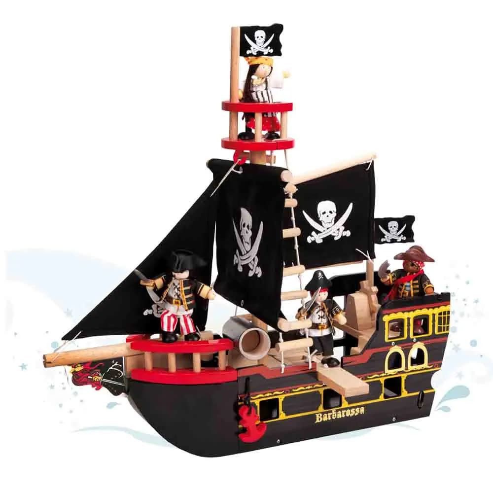Le Toy Van Le Toy Van Piratenschiff Barbarossa Schiffsantenne