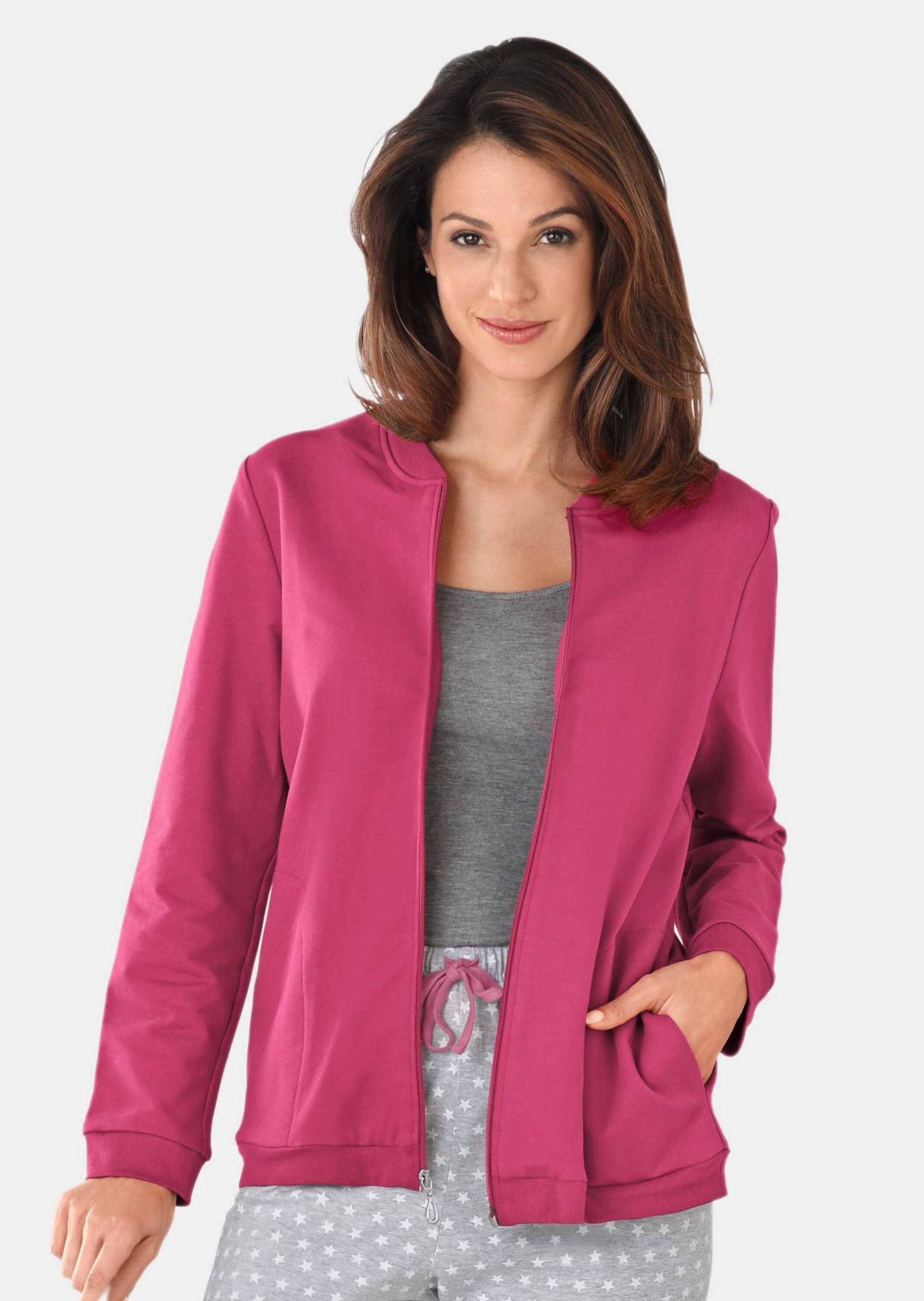 GOLDNER Outdoorjacke Langarm Baumwolljäckchen Bequeme Jacke mit Stehkragen günstig online kaufen