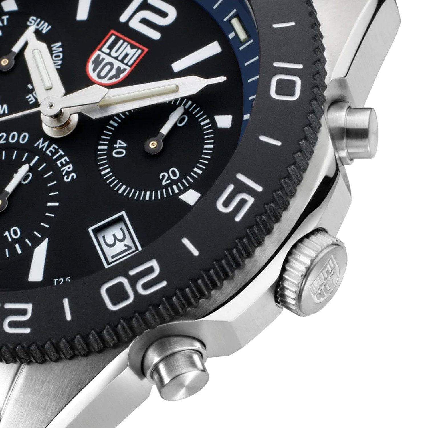 Luminox Taucheruhr Chrono Pacific Diver Stahl/Schwarz