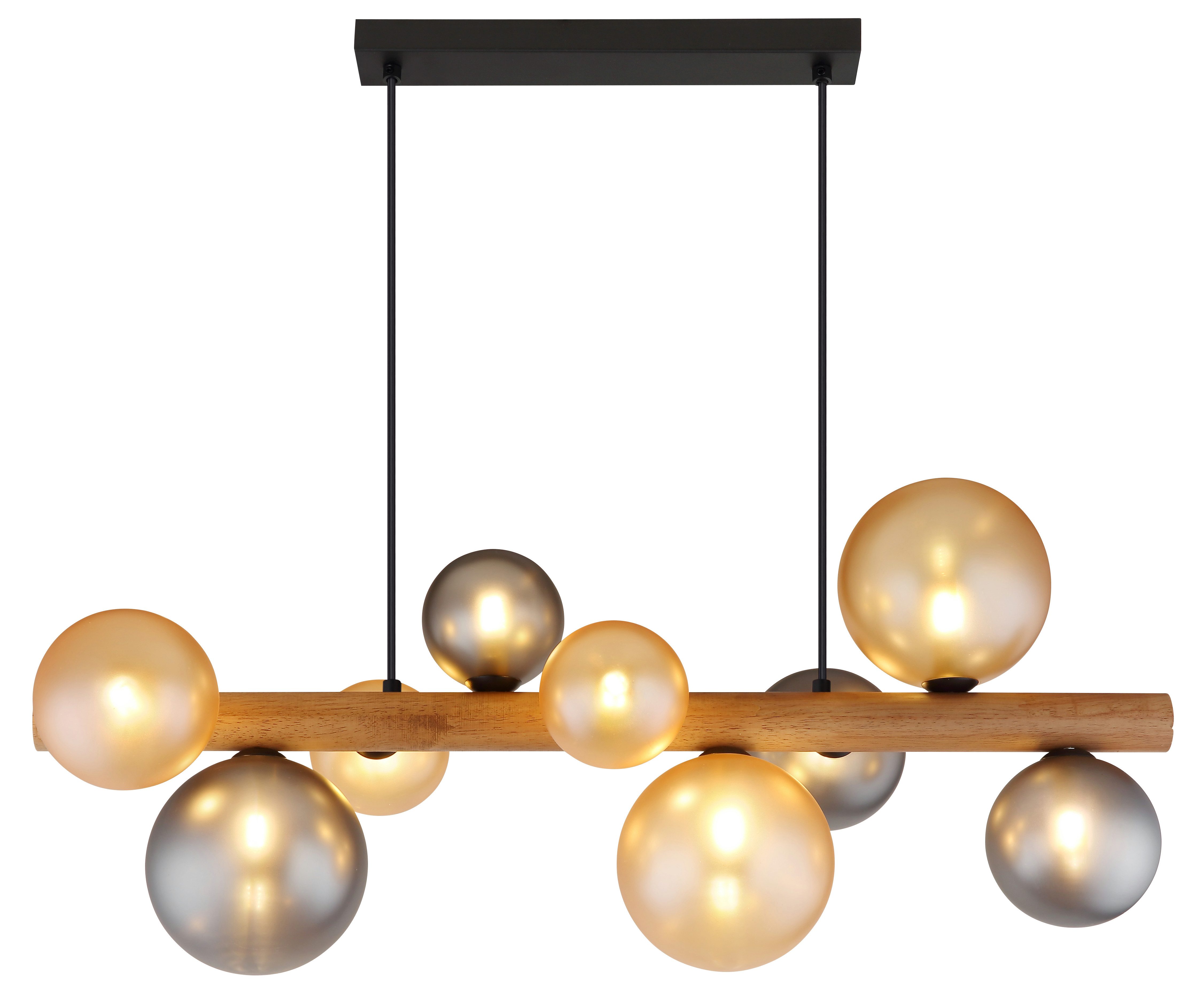 GLOBO LIGHTING Hängeleuchte RIHA, ohne Leuchtmittel, Hängelampe Esszimmer-Leuchte Esstischleuchte Wohnzimmer