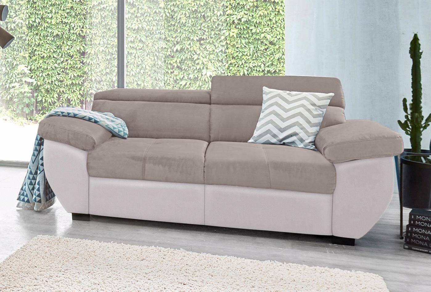 COTTA 2-Sitzer Speedway, Big-Sofa mit Kopfteilverstellung günstig online kaufen