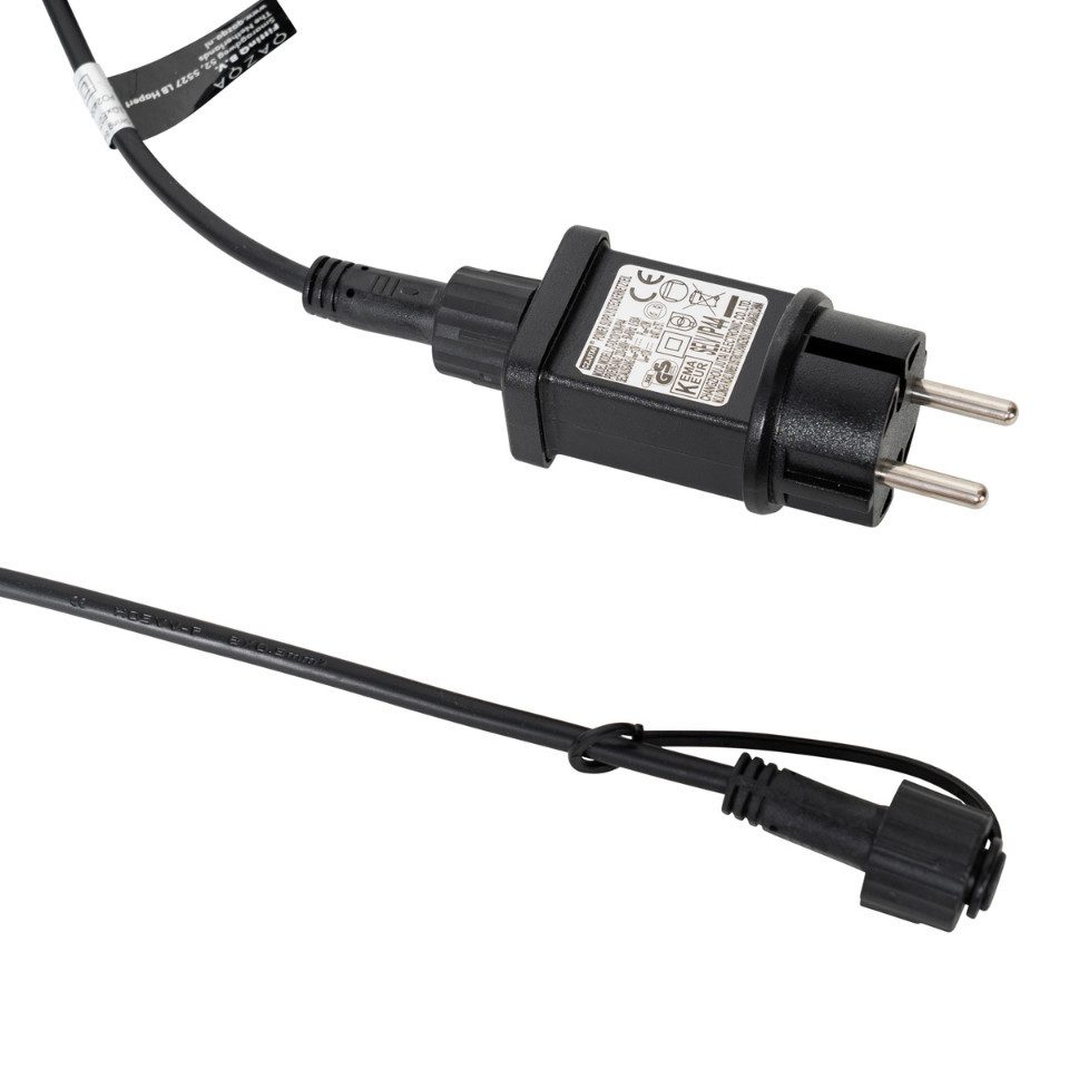 Qazqa Außen-Stehlampe Chill, LED wechselbar, LED module, Transparent, Modern, Kunststoff, 10-flammig