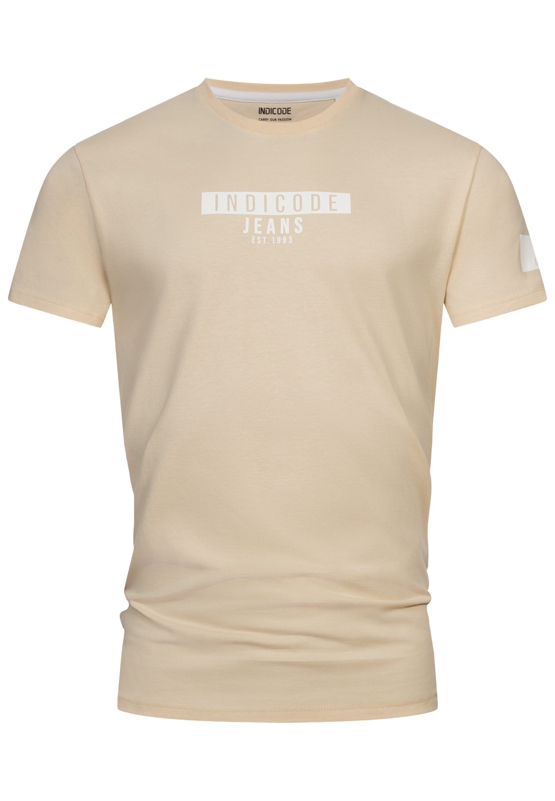 Indicode T-Shirt INVegas mit Rundhals-Ausschnitt und günstig online kaufen