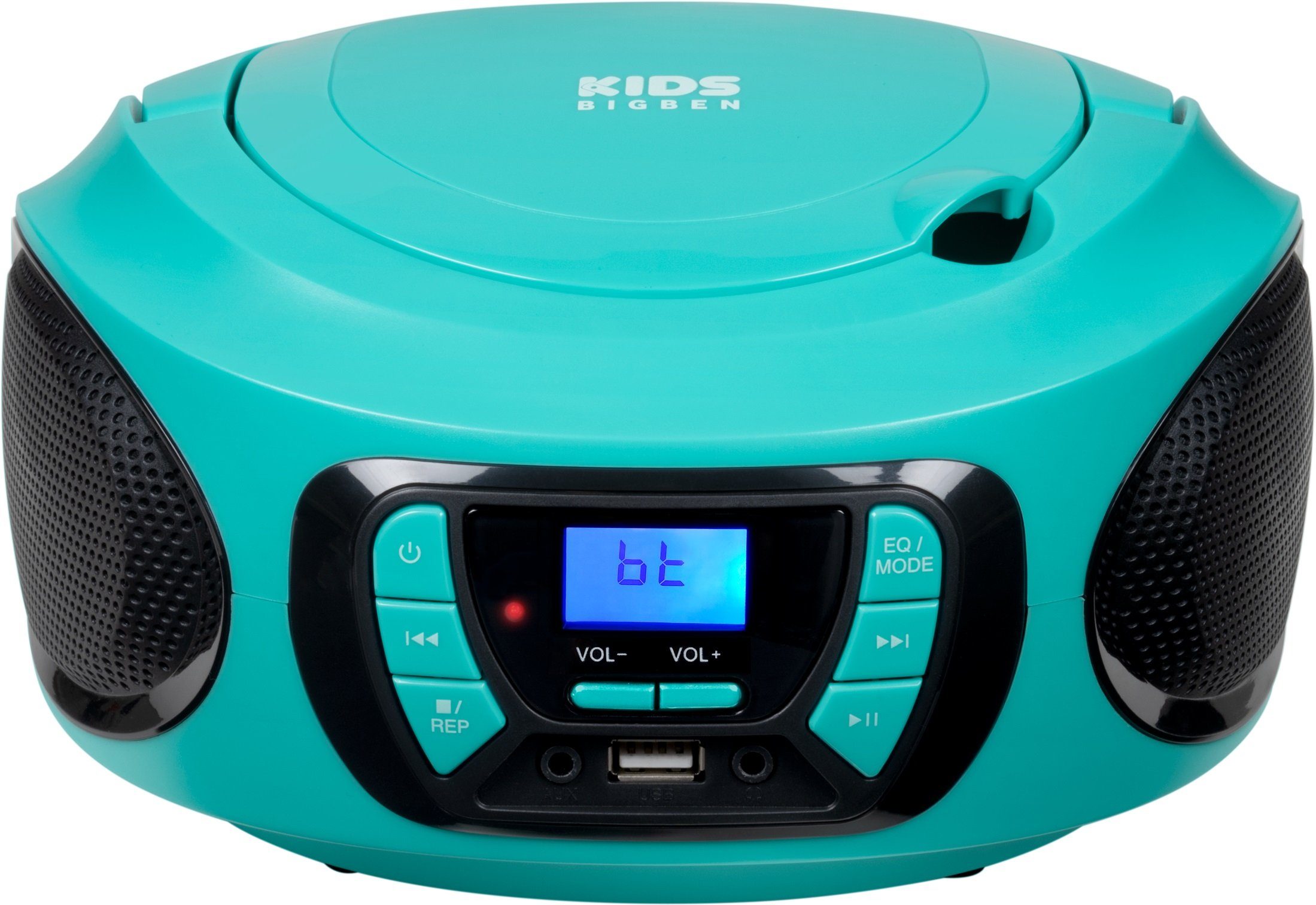 BigBen Kids Tragbares CD/Radio AU387315 USB/BT CD-Radiorecorder blau (FM-Tuner)