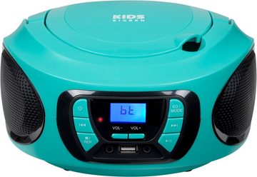 BigBen Kids Tragbares CD/Radio AU387315 USB/BT blau CD-Radiorecorder (FM-Tuner)