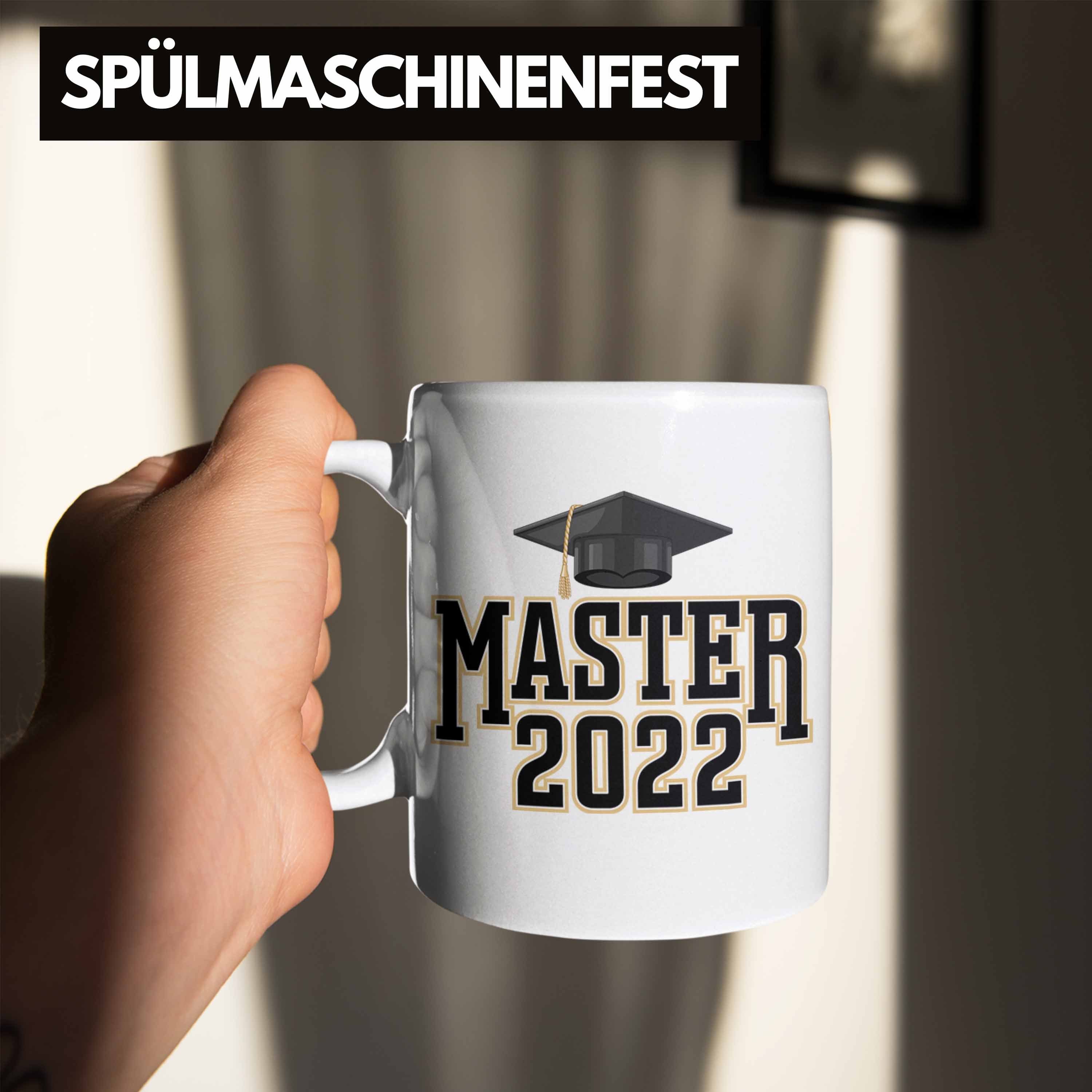 2022 Trendation Abschluss Geschenk Trendation Graduation Tasse Master Tasse Prüfung Weiss - Studium Bestanden