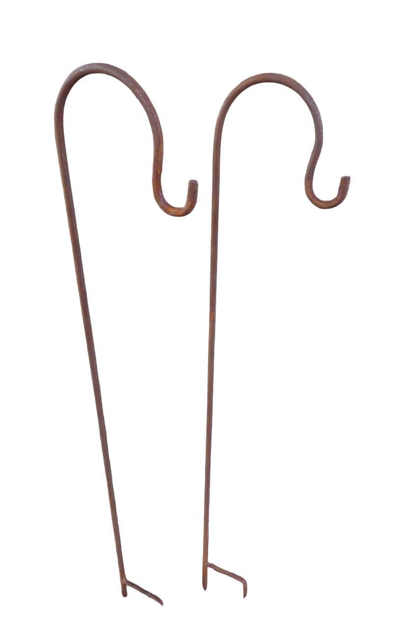 Deko-Impression Gartenstecker 2er-Set Gartenstab m. Haken Laternenhaken u. günstig online kaufen