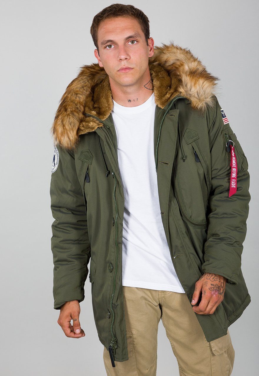 Alpha Industries Winterjacke Polar dunkelgrün Herren günstig online kaufen