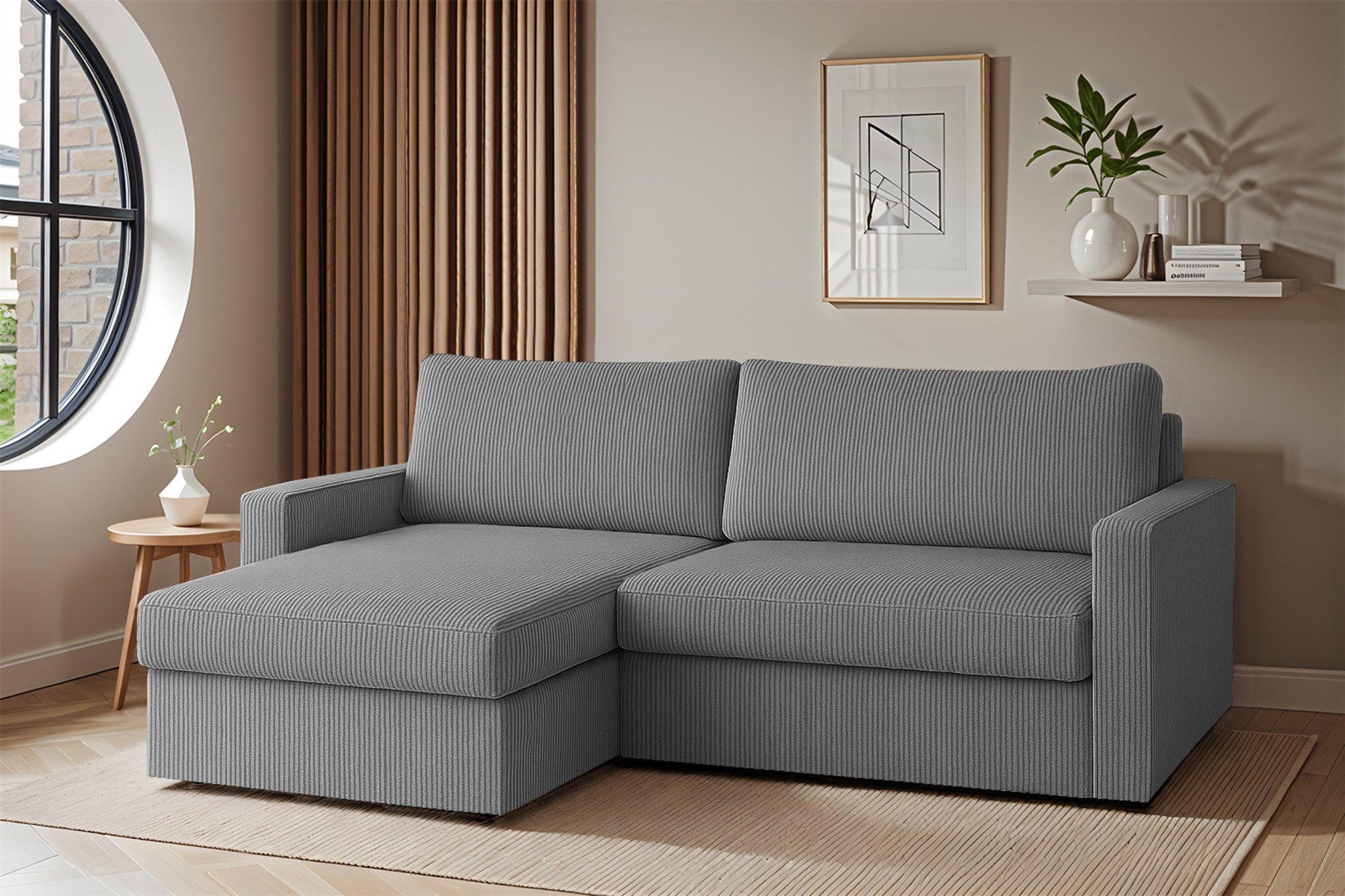 Fun Möbel Ecksofa Schlafsofa Sofa BENDIK günstig online kaufen